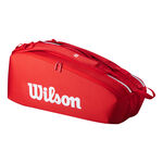 Wilson Wilson Tour Super Tour Racket Bag 6 Pack-Red