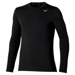 Mizuno Clothing Mizuno Core Impulse Running shirt Men-black
