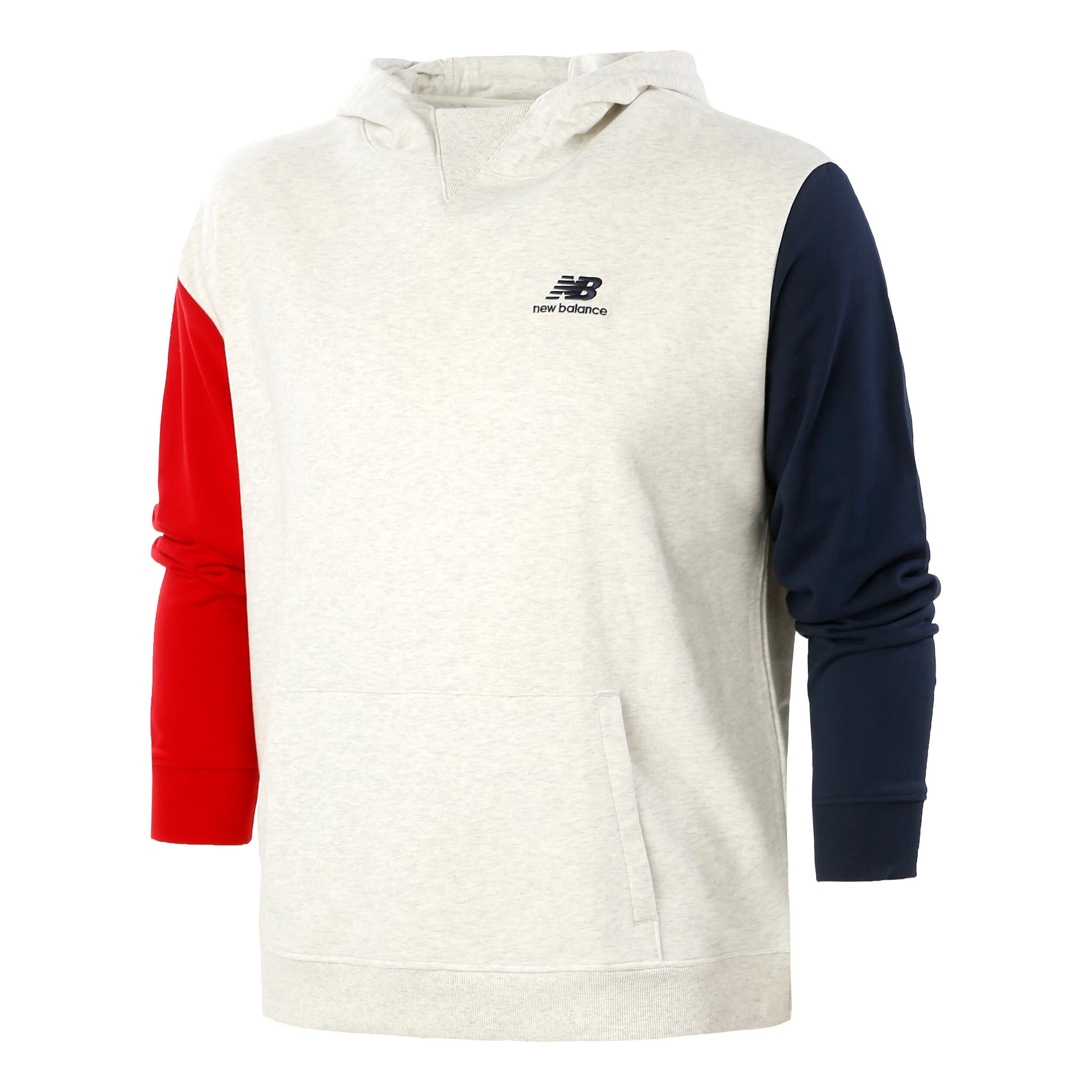 Buy New Balance Athletics Village Hoody Men Cream Dark Blue
