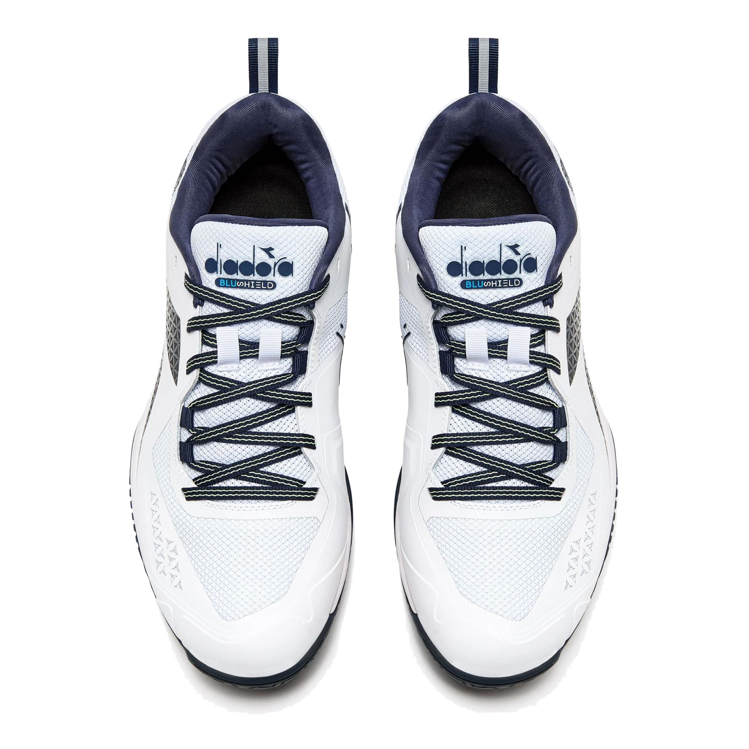 シューズ(男性用) diadora TORNEO2 26cm Diadora Men's Blushield Torneo 2 AG Tennis Shoe, Blue