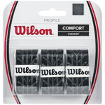 Wilson Overgrips Wilson Profile Overgrip 3 Pack-Black