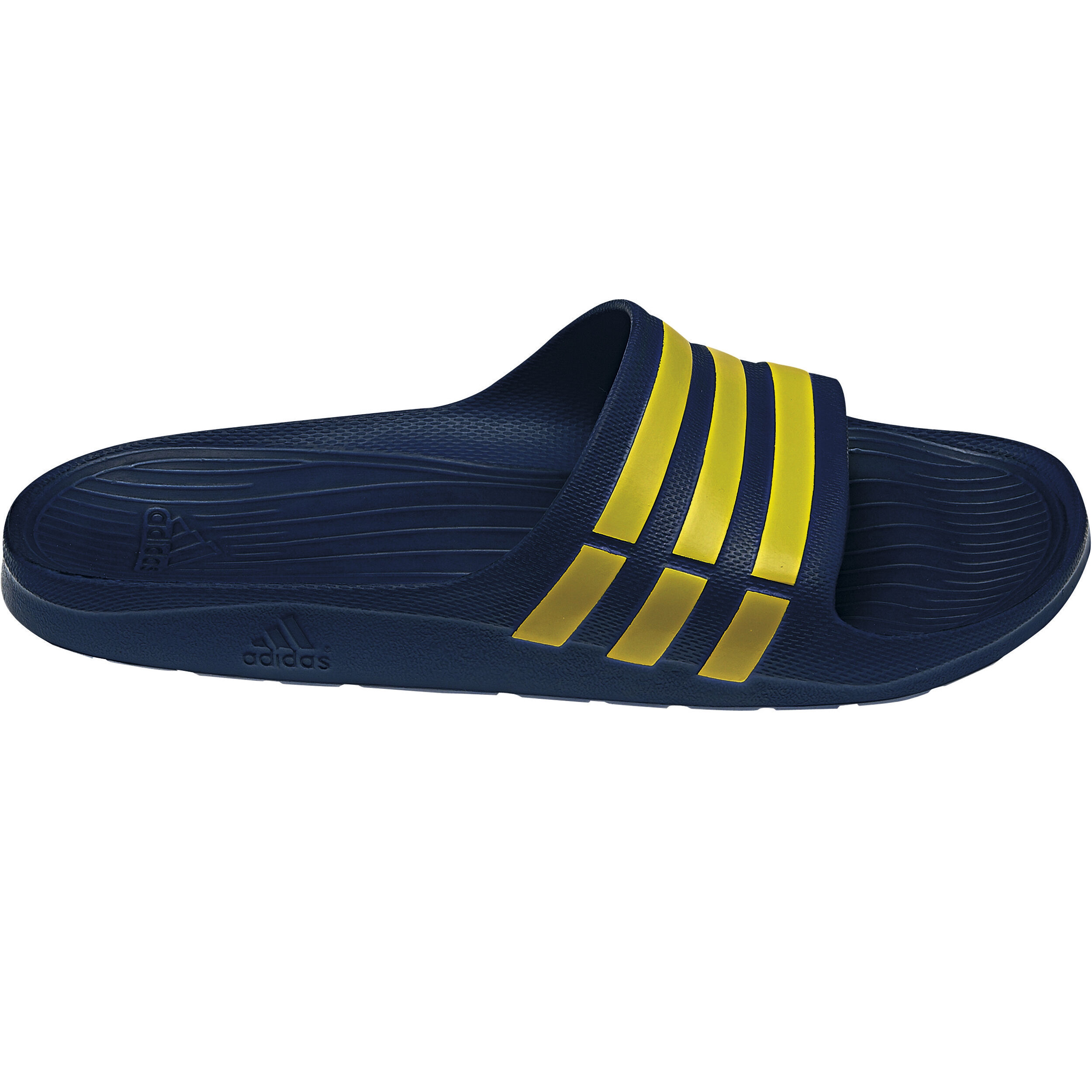 buy adidas Duramo Slide Flip-flops Men - Blue, Yellow online | Tennis-Point
