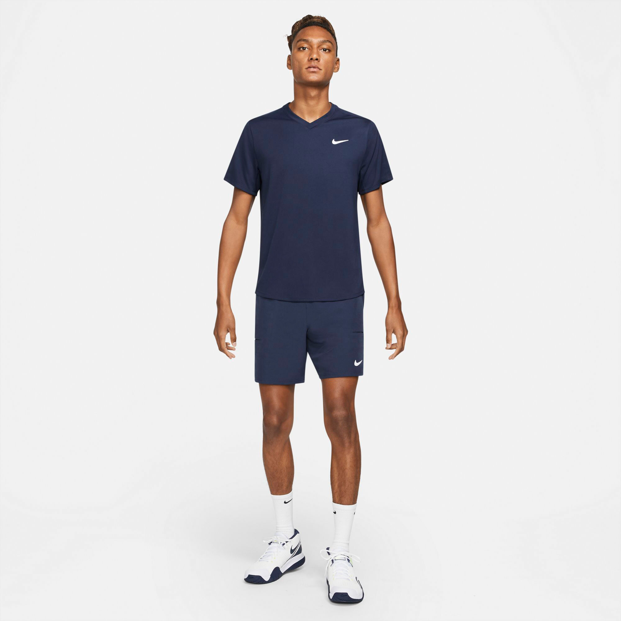 buy Nike Court Victory Dry T-Shirt Men - Dark Blue, White online ...