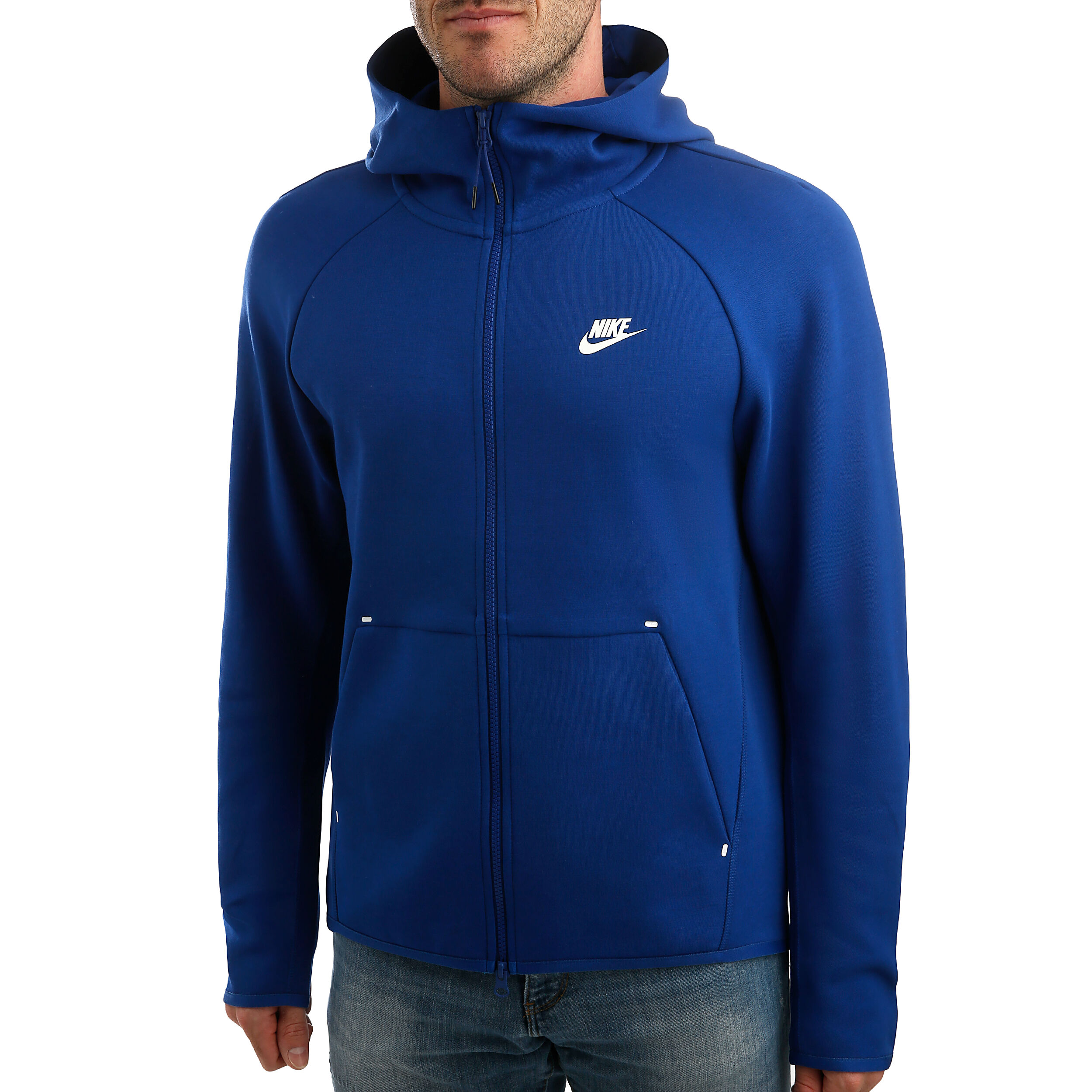 blue nike tech jacket