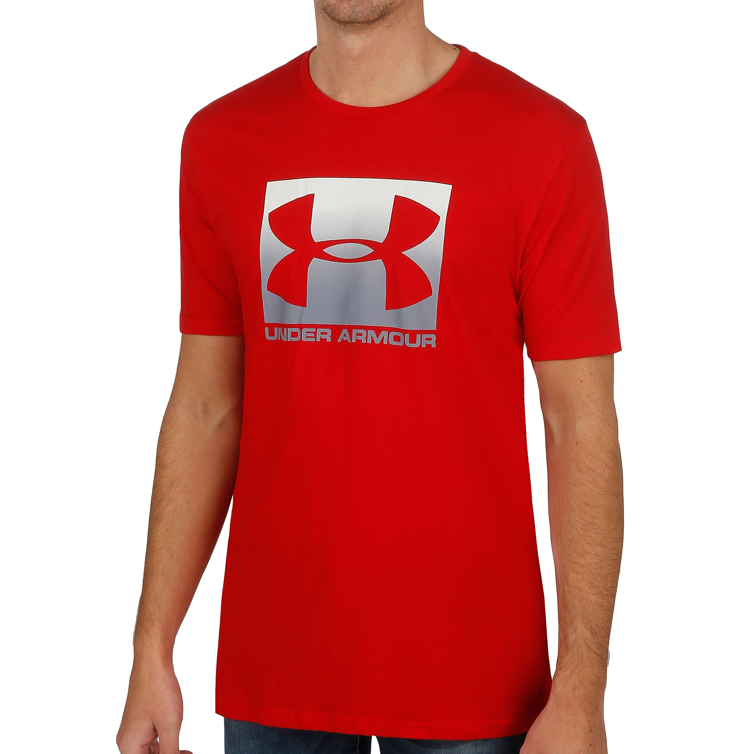 Under armour 2024 t shirt red