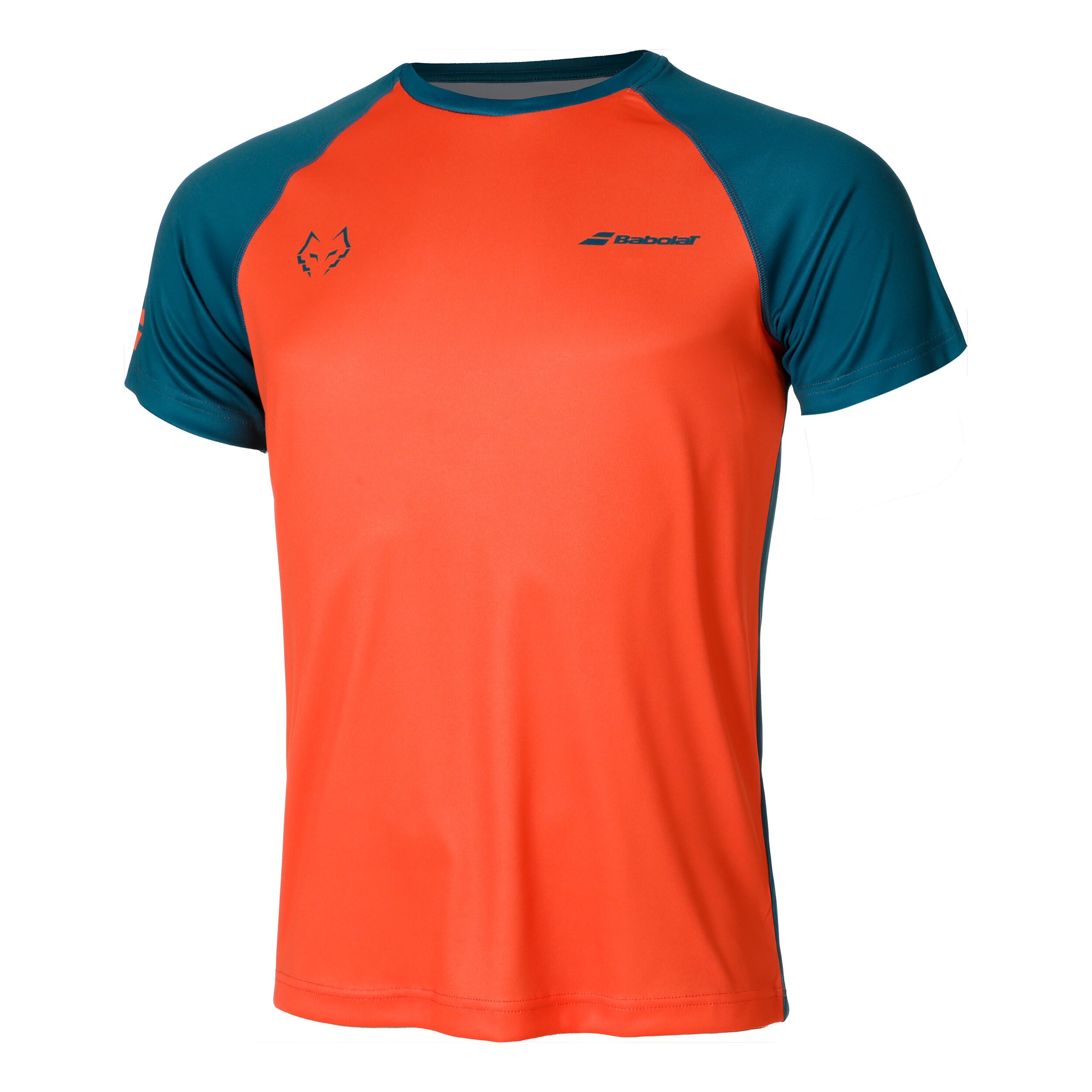 Crew Neck Lebron T Shirt Men Orange Petrol