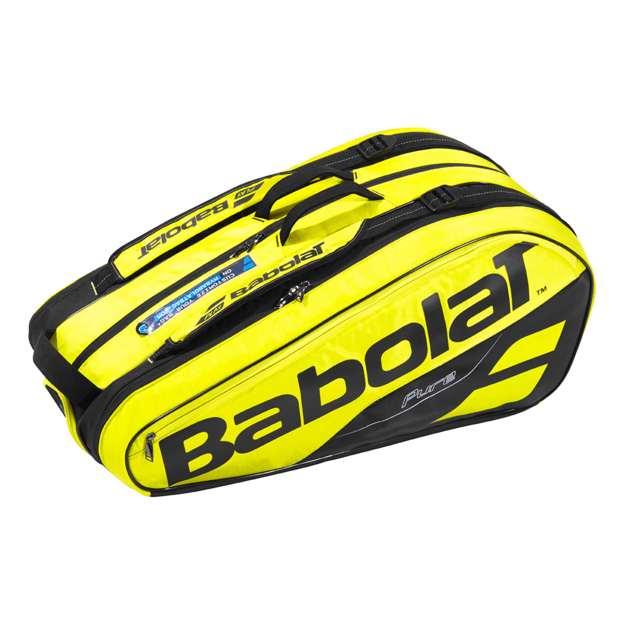Buy Babolat Pure Aero Racket Holder X9 Racket Bag Yellow Black