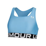 Under Armour Clothing Under Armour Authentics Mid Branded Sports Bras Women-Blue