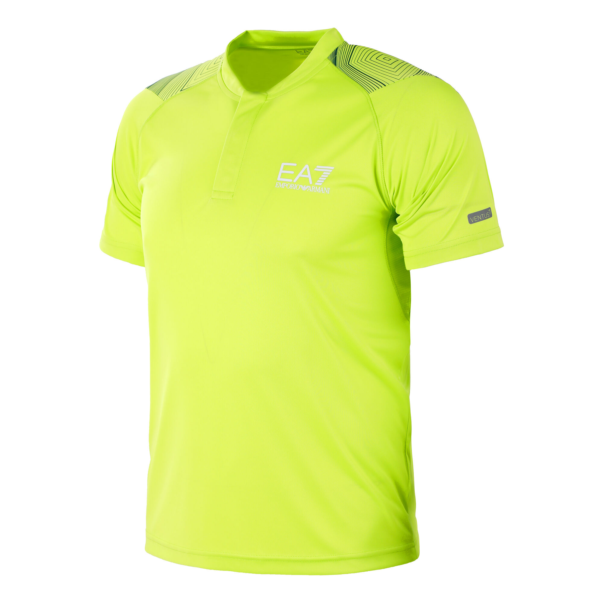 buy EA7 SB T-Shirt Men - Lime, Black online | Tennis-Point