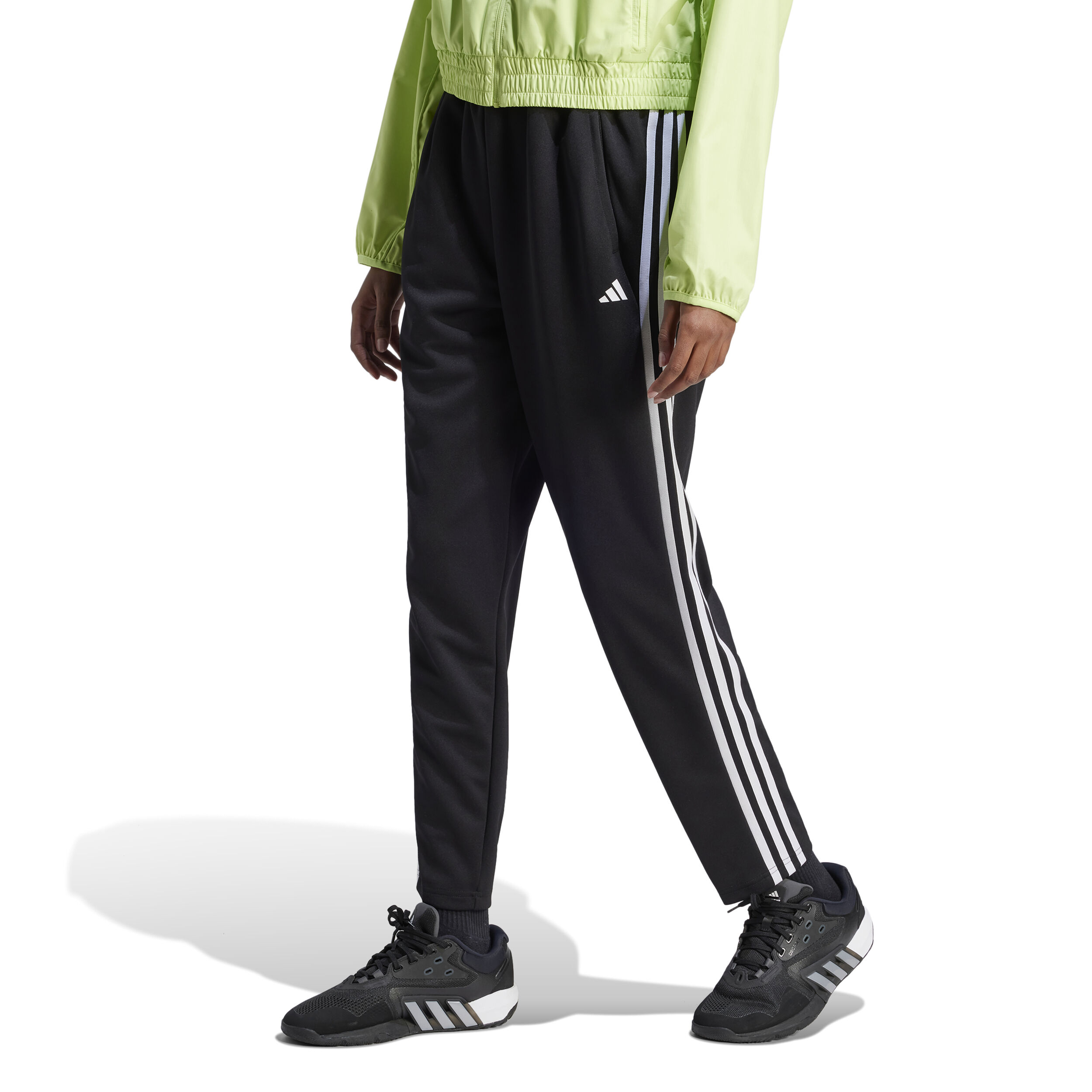 Essetials 3 Stripes Training Pants Women Black White