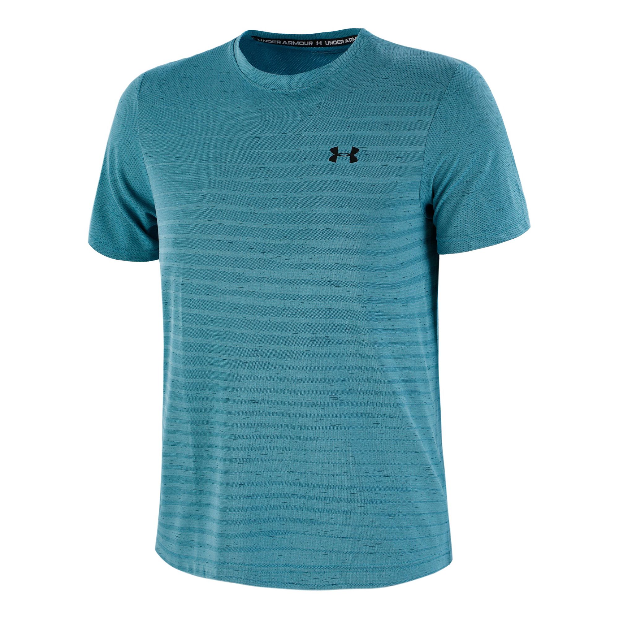 buy Under Armour Seamless Fade T-Shirt Men - Petrol online | Tennis-Point