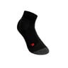 TE2 Short Tennis Socks Women-Black,Dark Grey