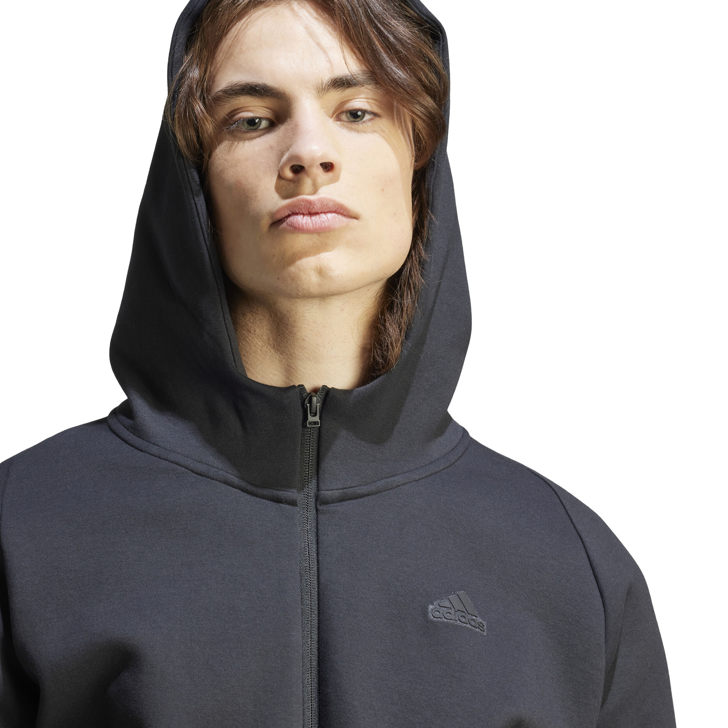 Z.N.E. Zip Hoodie Men - Black