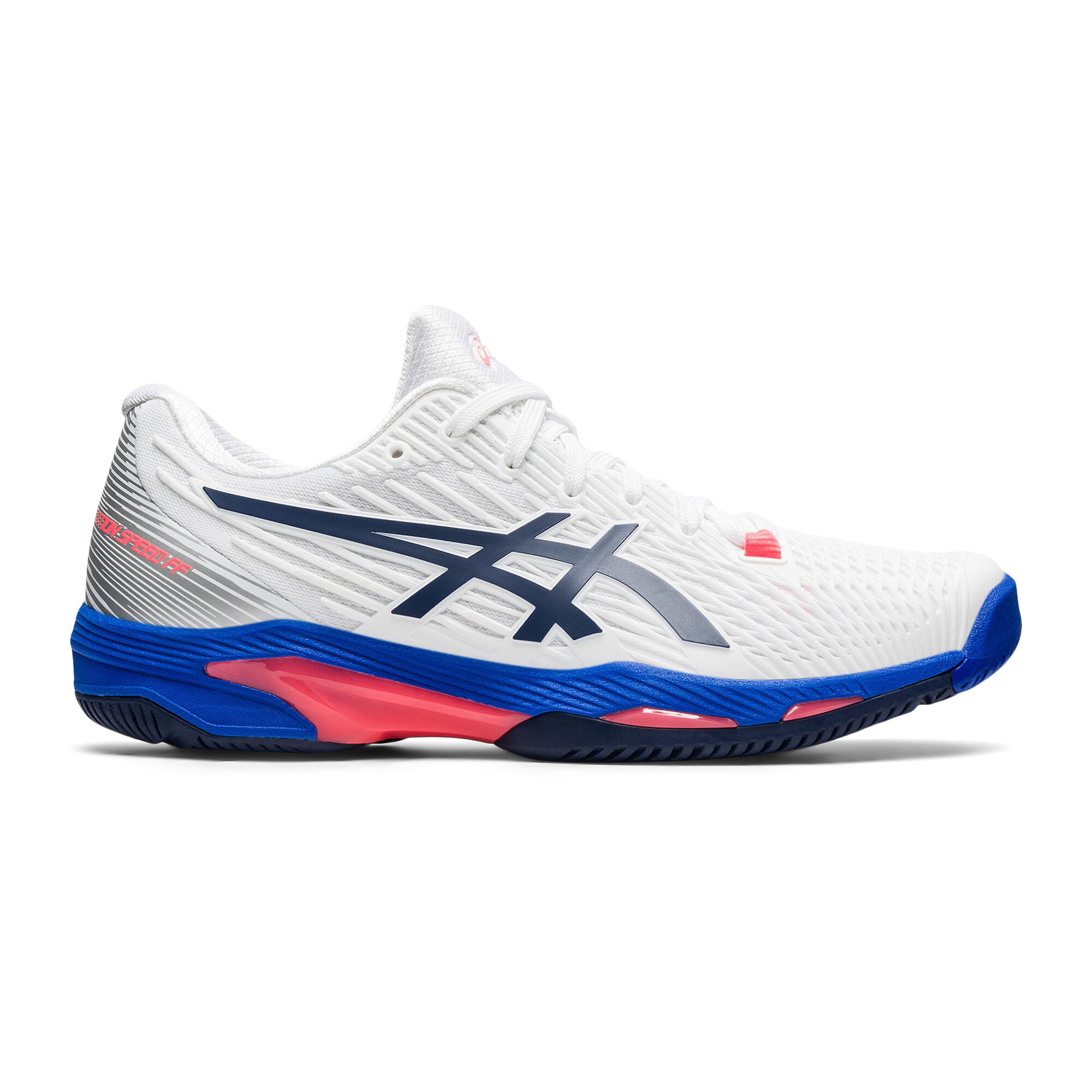 buy Asics Solution Speed FF 2 All Court Shoe Women White, Dark Blue