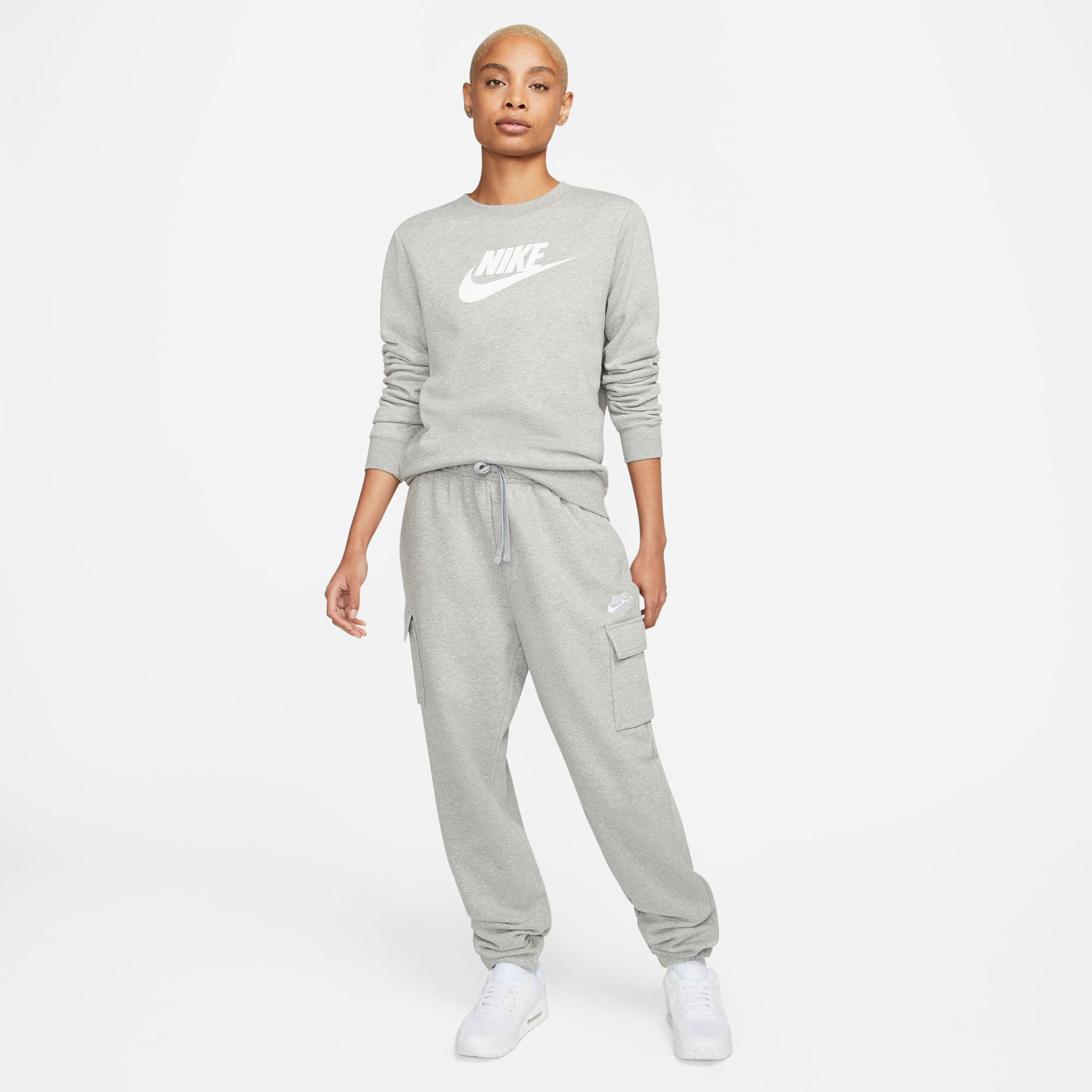 Ladies grey shop nike tracksuit
