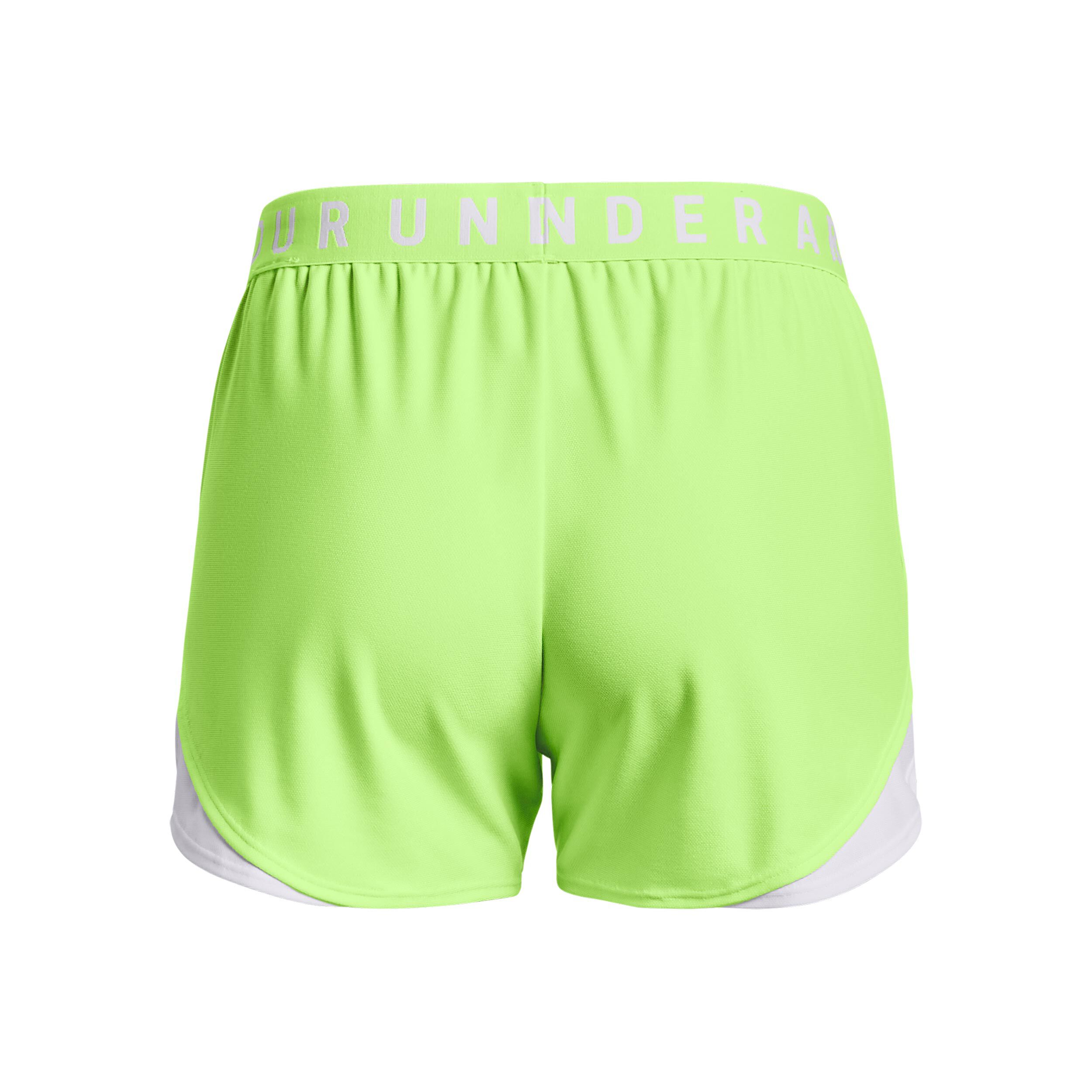 Play Up 3.0 Shorts Women Neon Green White
