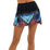 Hi-Retro Color Block Pleated Skirt