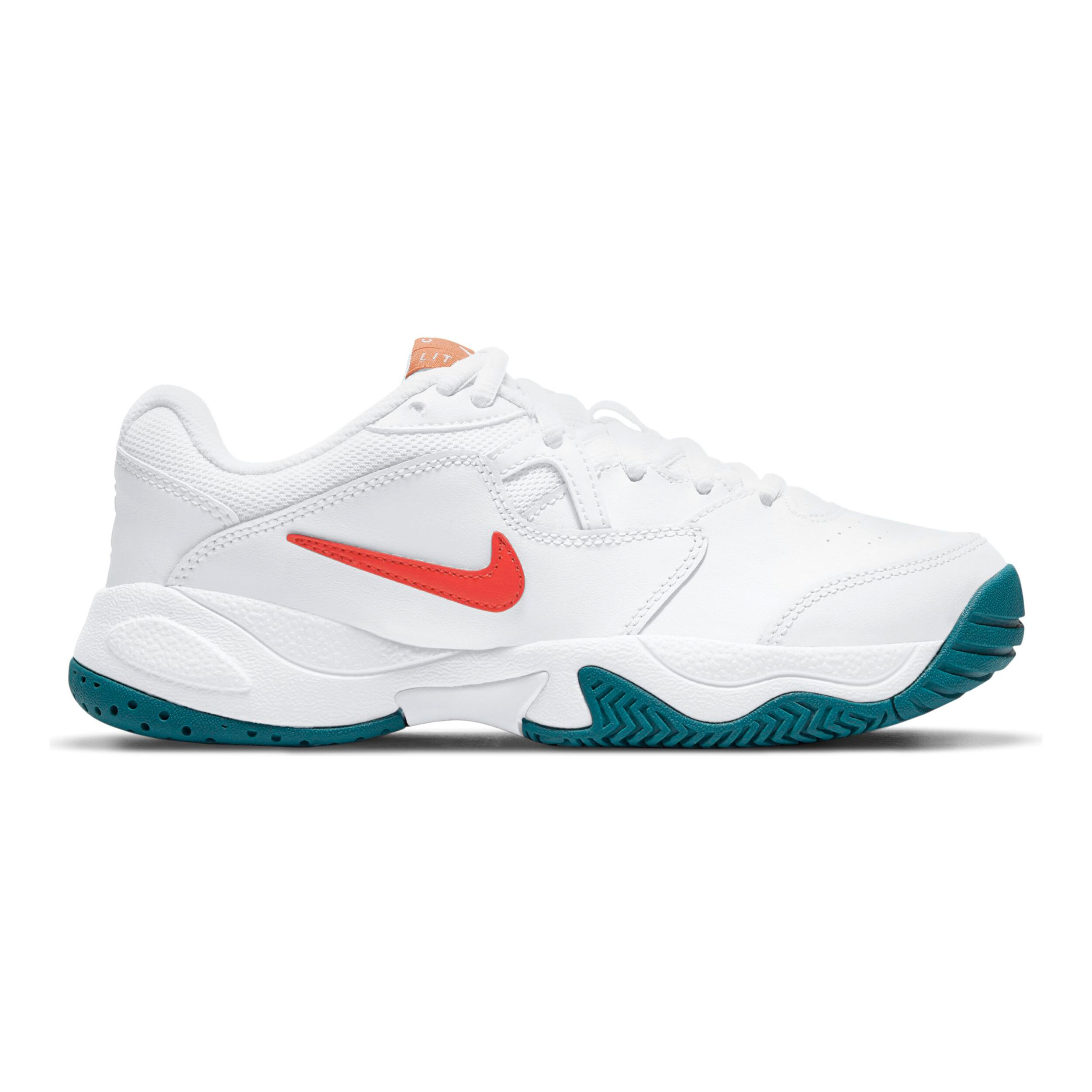 Court Lite 2 All Court Shoe Kids White Orange