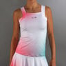 Breeze Tank Top Women-Neon Pink,White