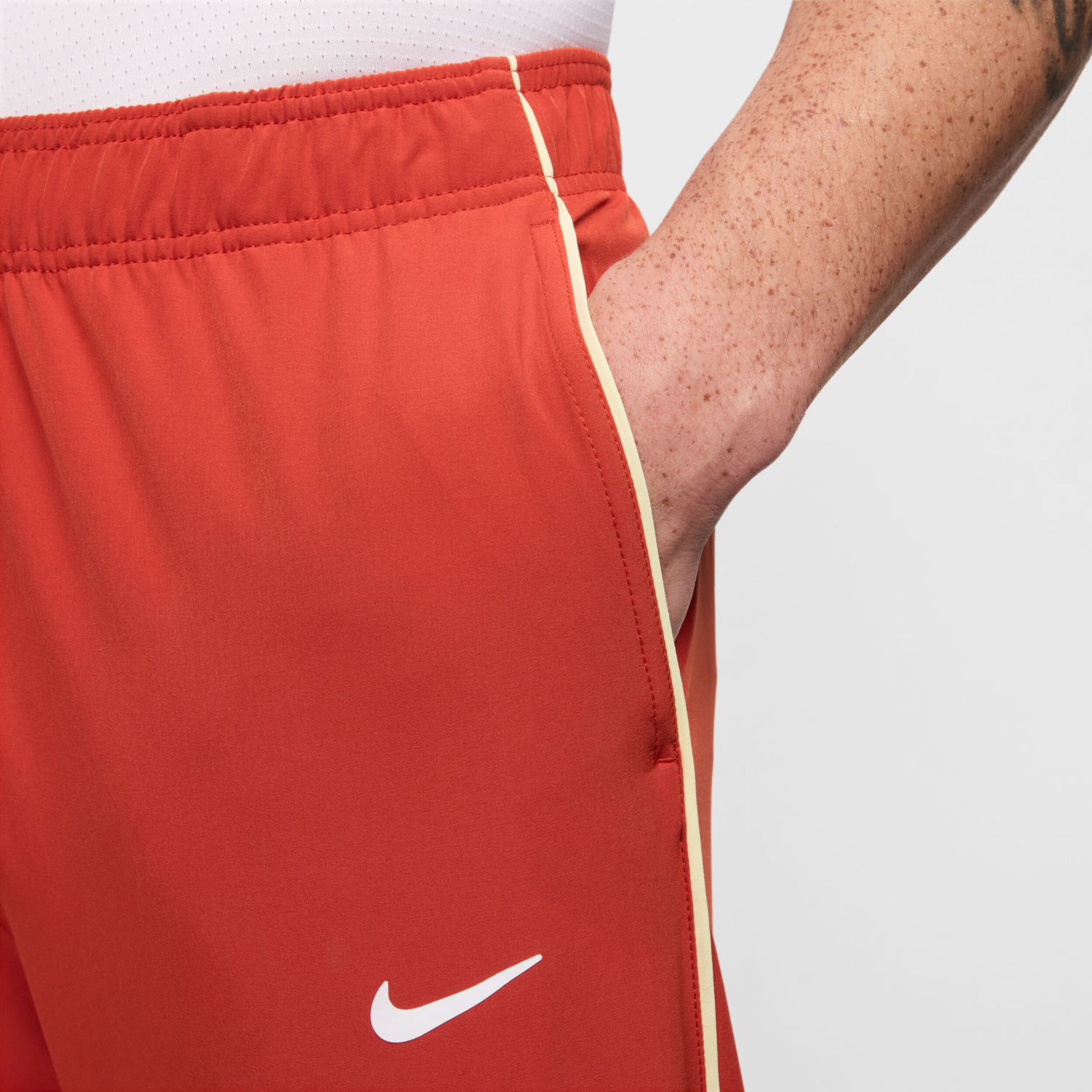 Red nike dri fit pants store