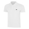 Ribbed Collar Polo Men - white
