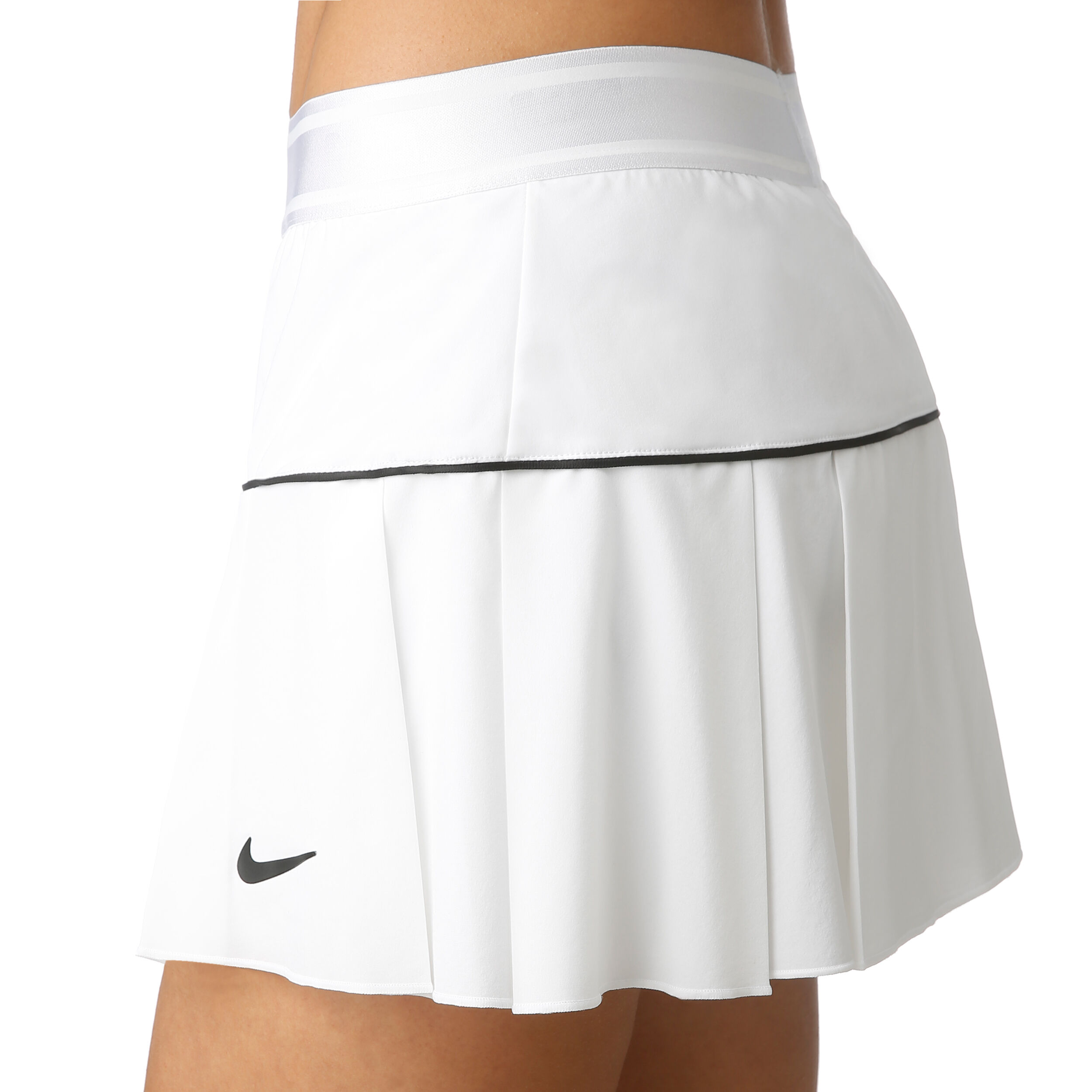 nike victory pleated tennis skirt white