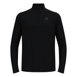 Odlo Running shirt Odlo Essential 1/2 Zip Running shirt Men-black, black
