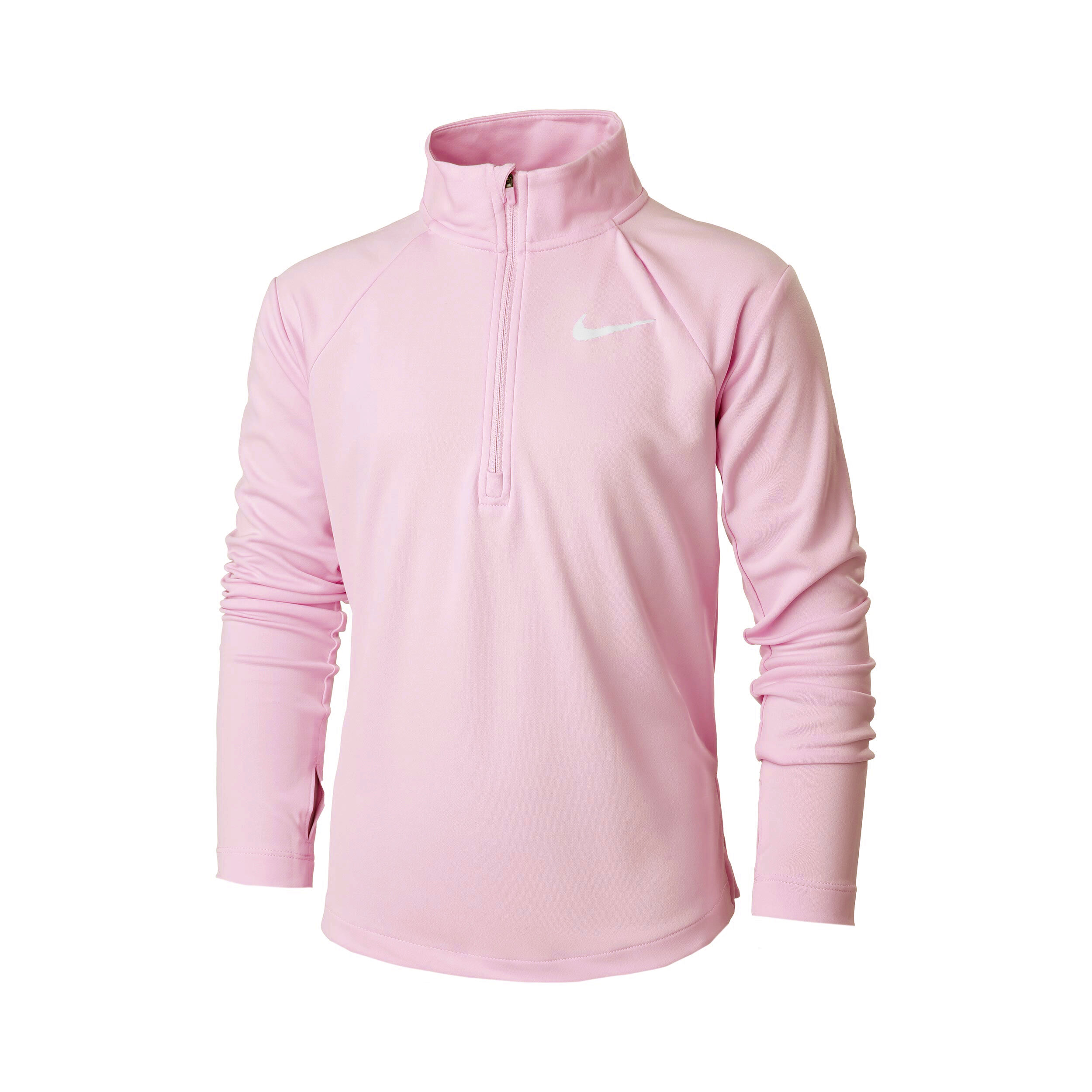 Pink nike zipper cheap