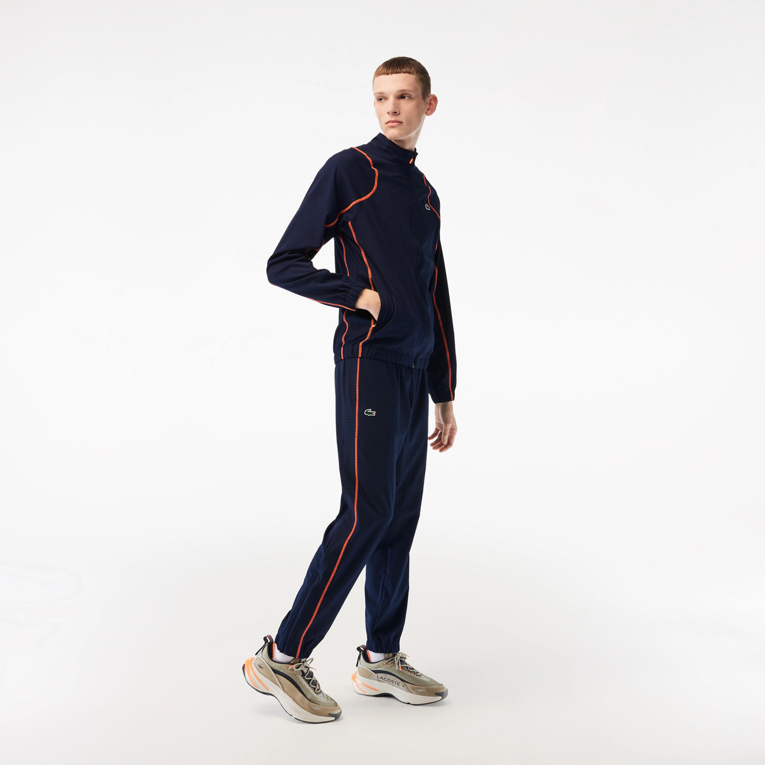 Buy Lacoste Tracksuit Men Blue Orange online Tennis Point UK