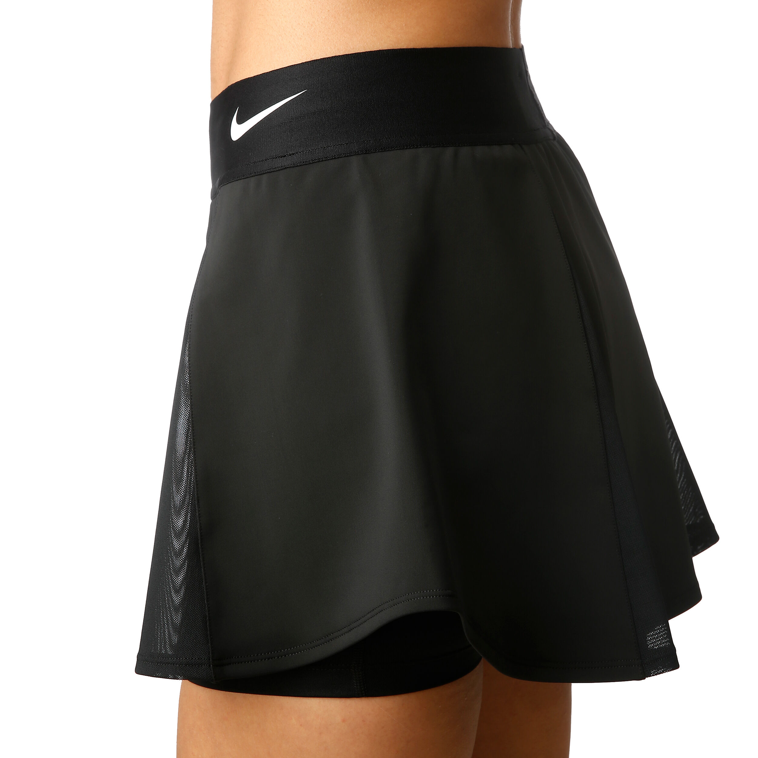 Black flouncy tennis skirt store