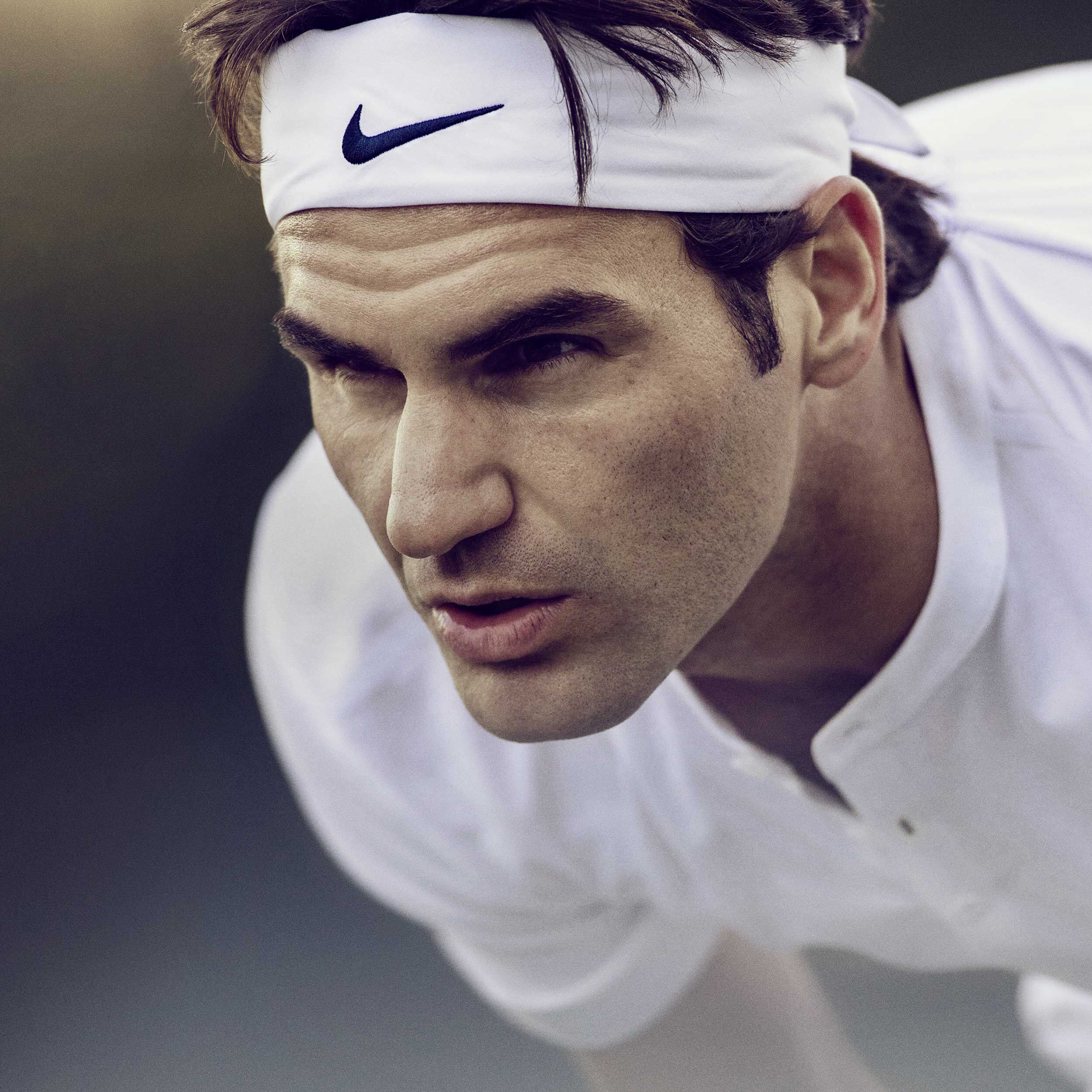 Tennis Swoosh Bandana Men White Black
