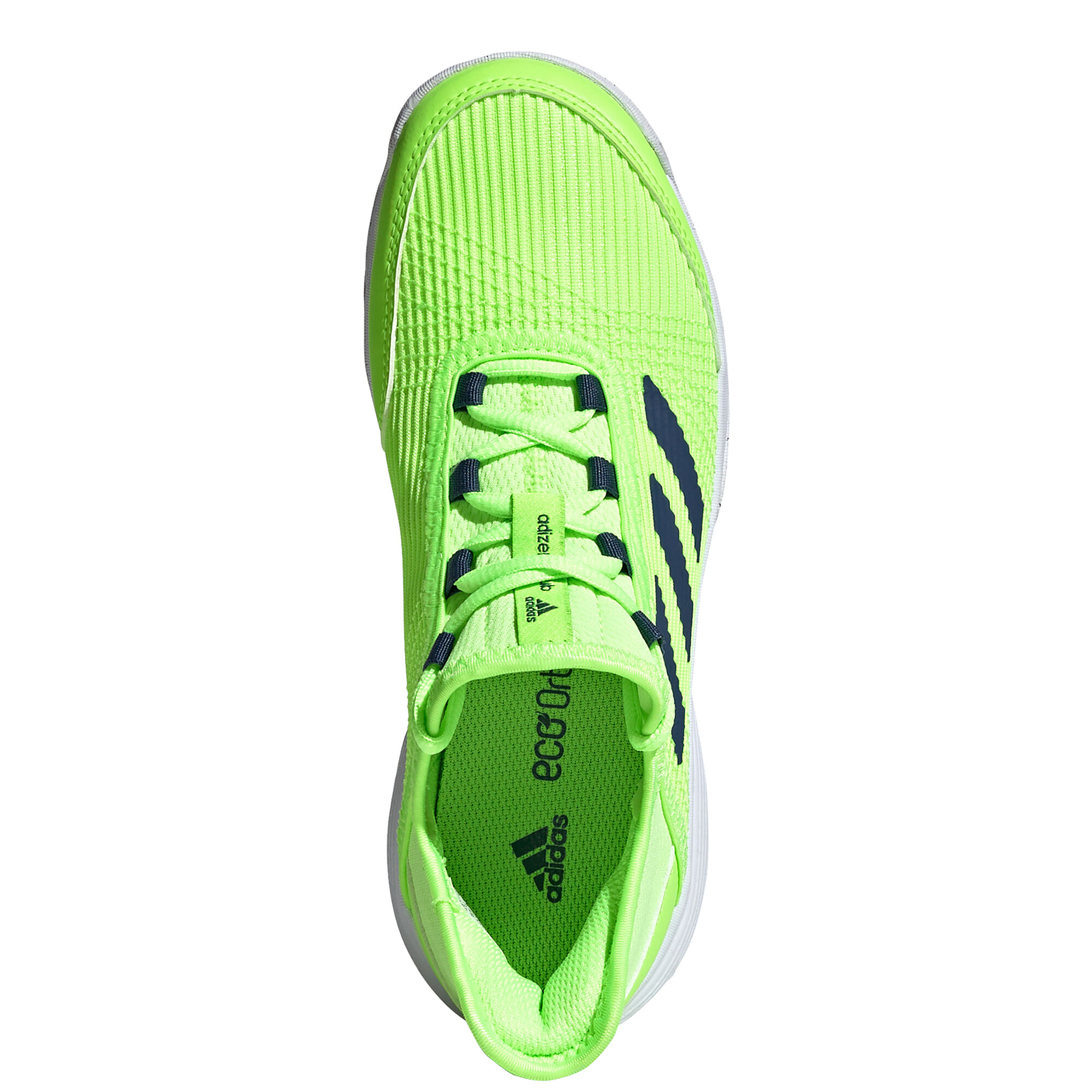 buy adidas Adizero Club All Court Shoe Kids - Neon Green, White online