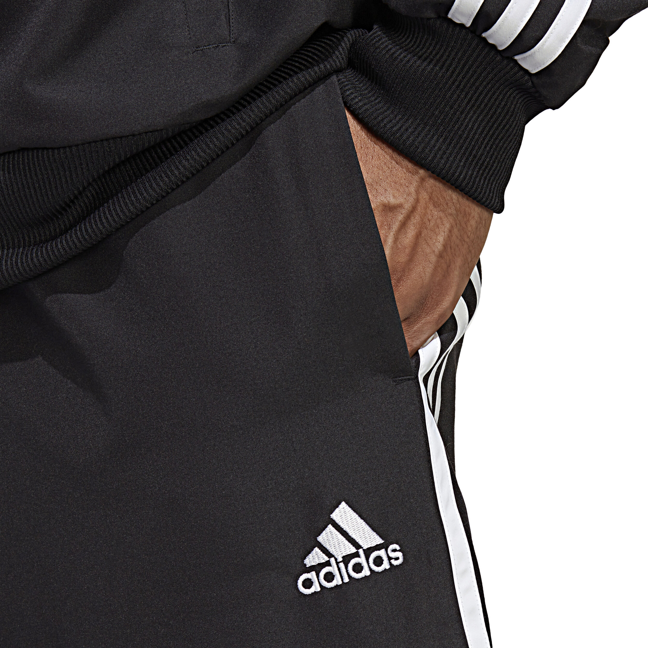 Buy adidas 3 Stripes Woven Tracksuit Men Black White online Tennis Point UK