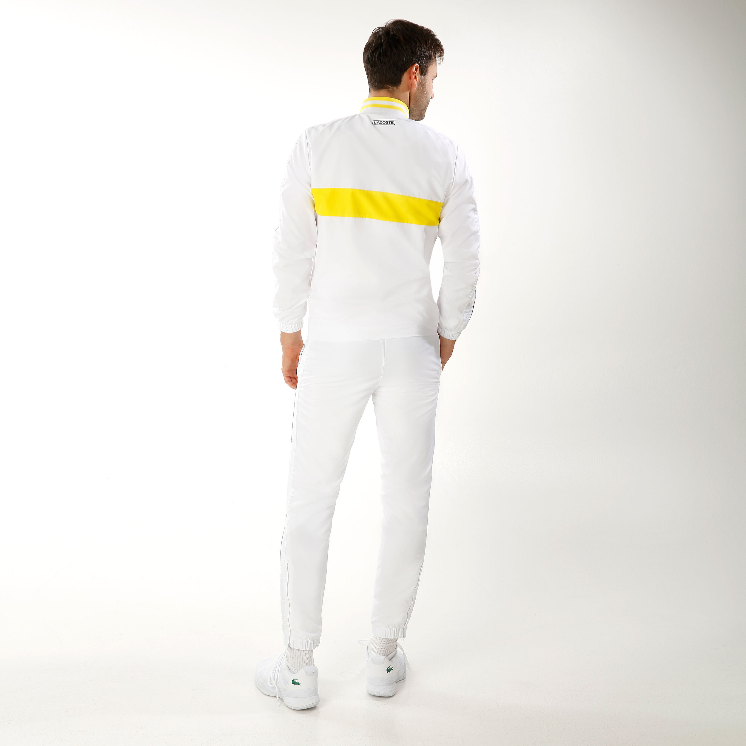 Buy Lacoste Tracksuit Men White Yellow online Tennis Point UK