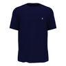 Solid T-Shirt Men-Dark Blue