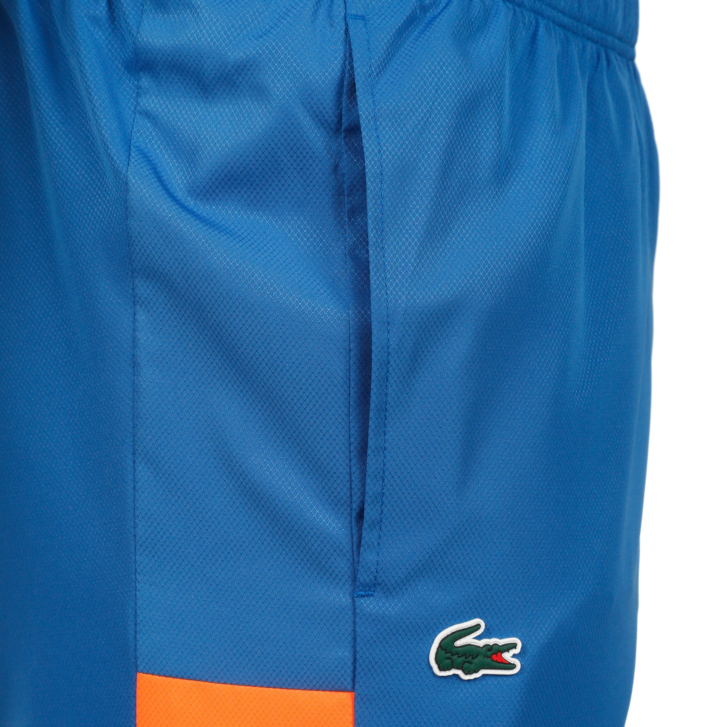Orange lacoste tracksuit deals