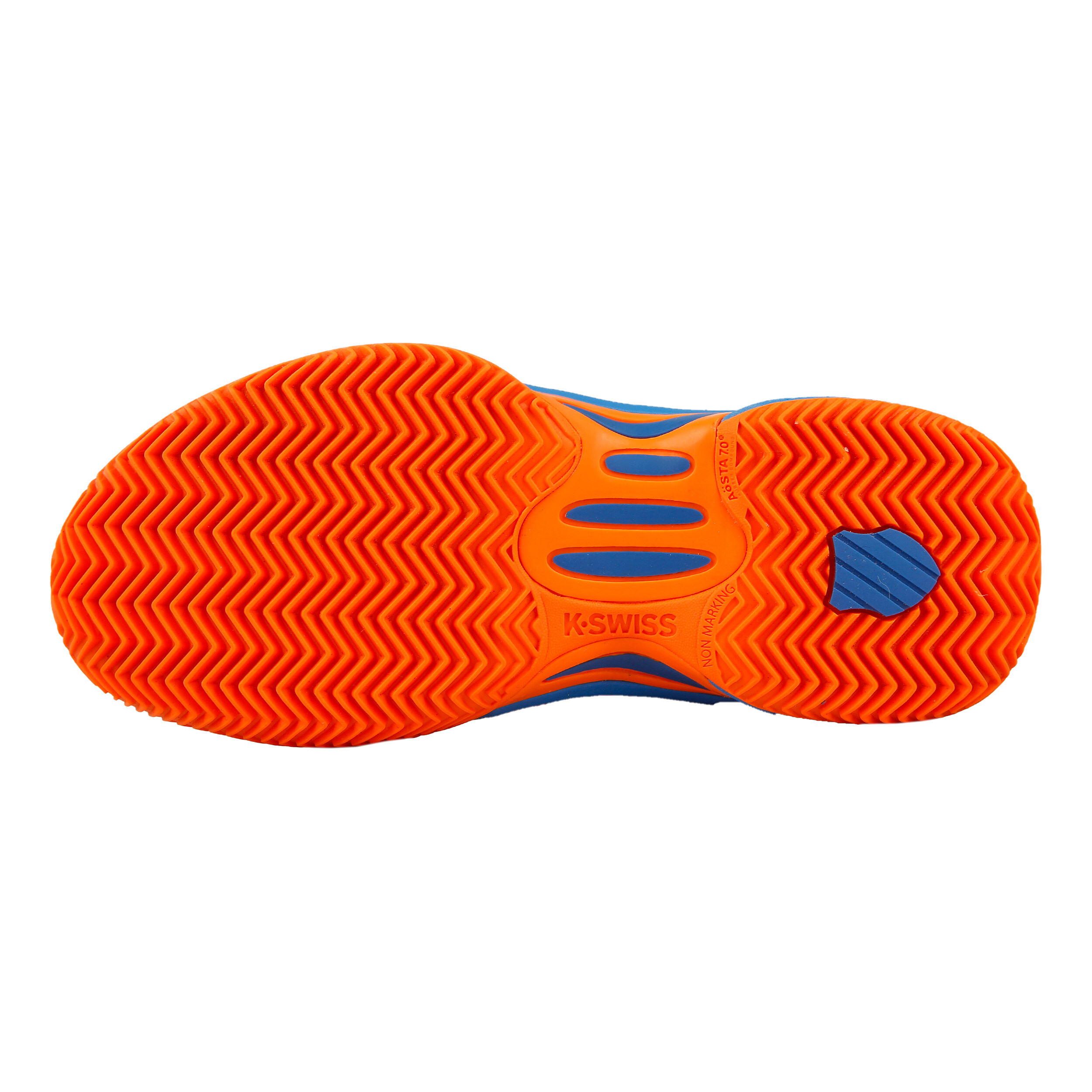 Hypercourt Express HB Clay Court Shoe Kids Blue Orange