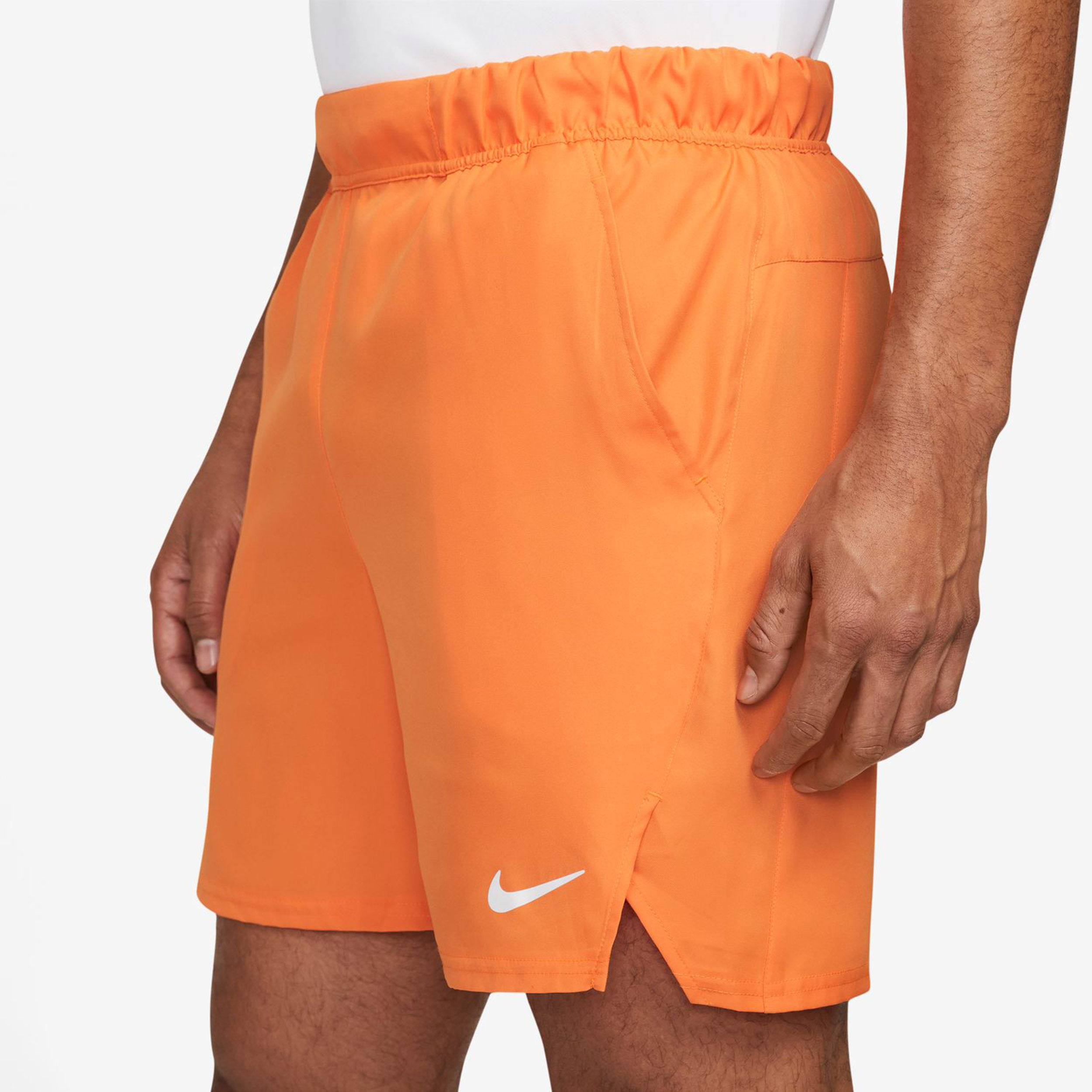 Orange nike dri fit shorts sale