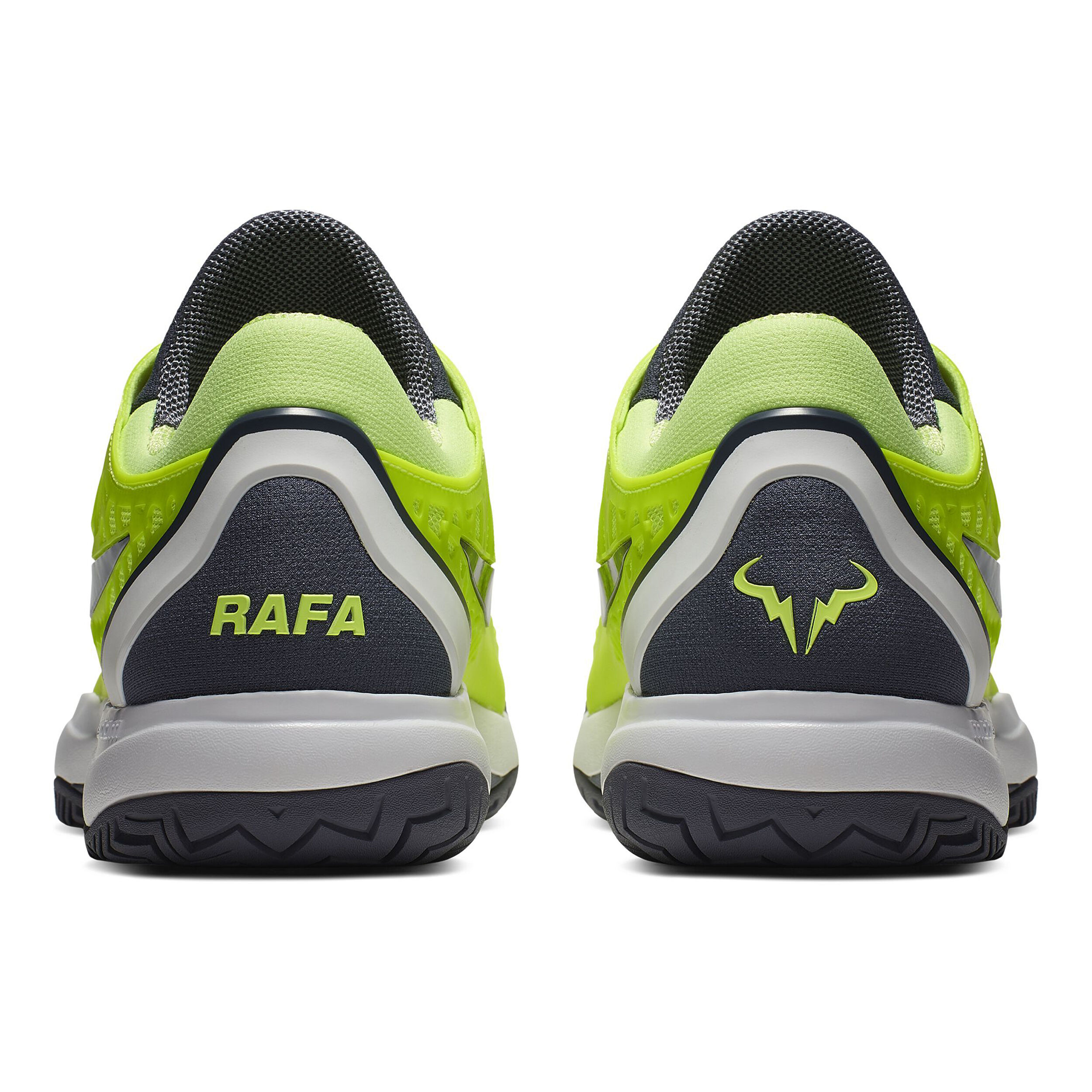 Zoom Cage 3 All Court Shoe Men Lemon Dark Grey