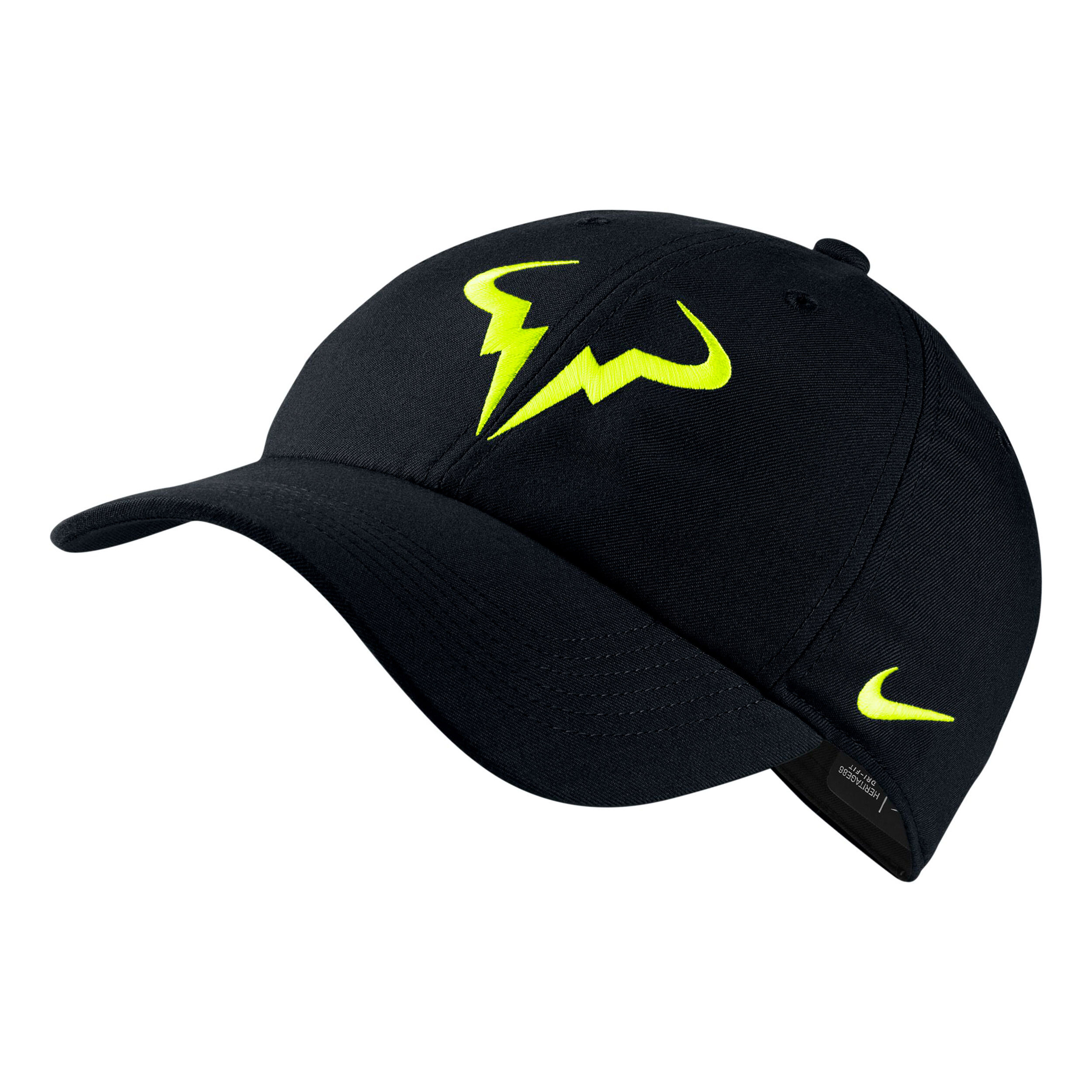 Buy Nike Court AeroBill H86 Cap Black Neon Yellow online Tennis Point UK