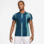 Nike Clothing Nike Court Victory Dri-Fit Print T-Shirt Men - petrol, white