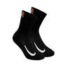 Court Multiplier Cushioned Tennis Socks 2 Pack-Black,White