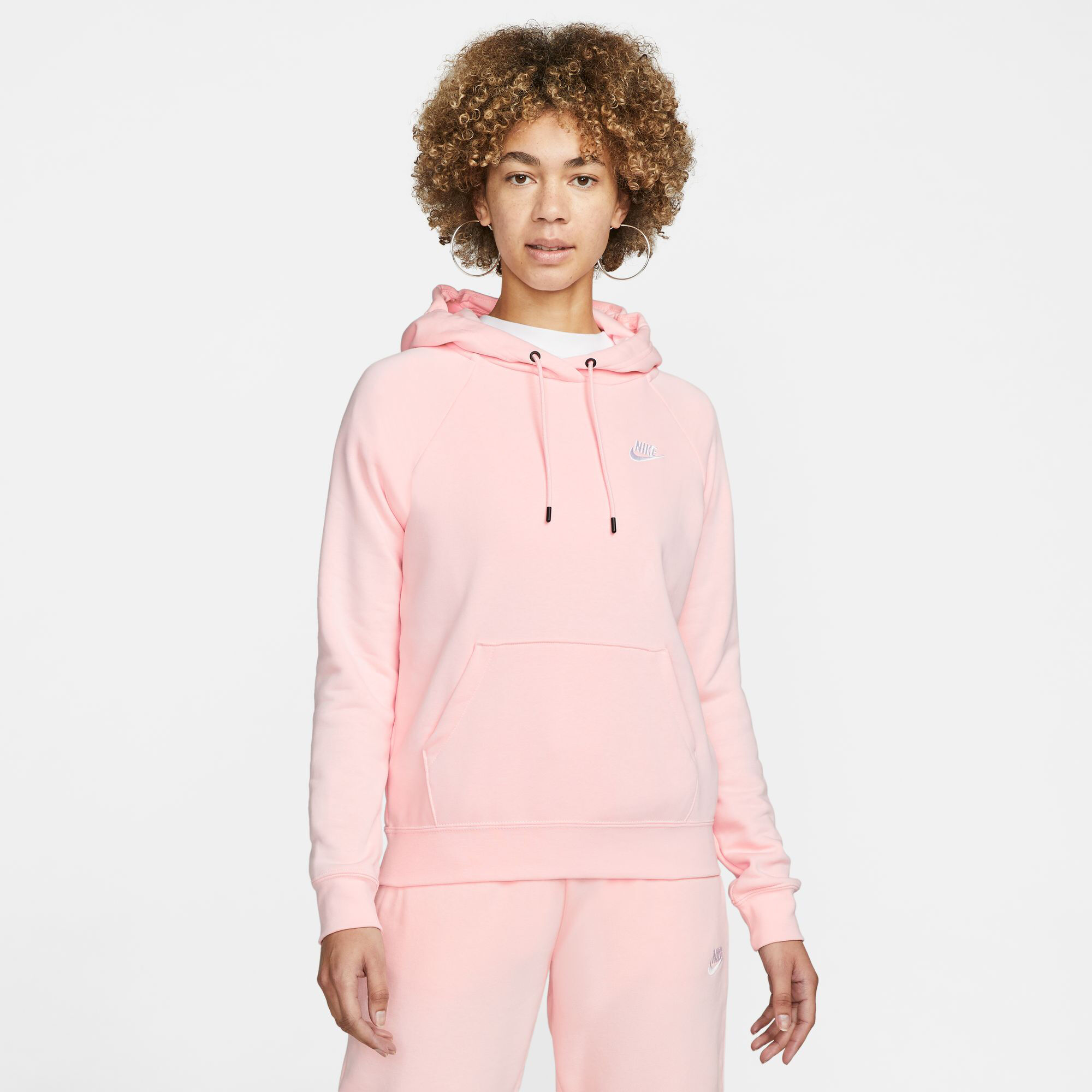 Baby pink nike sweatshirt store