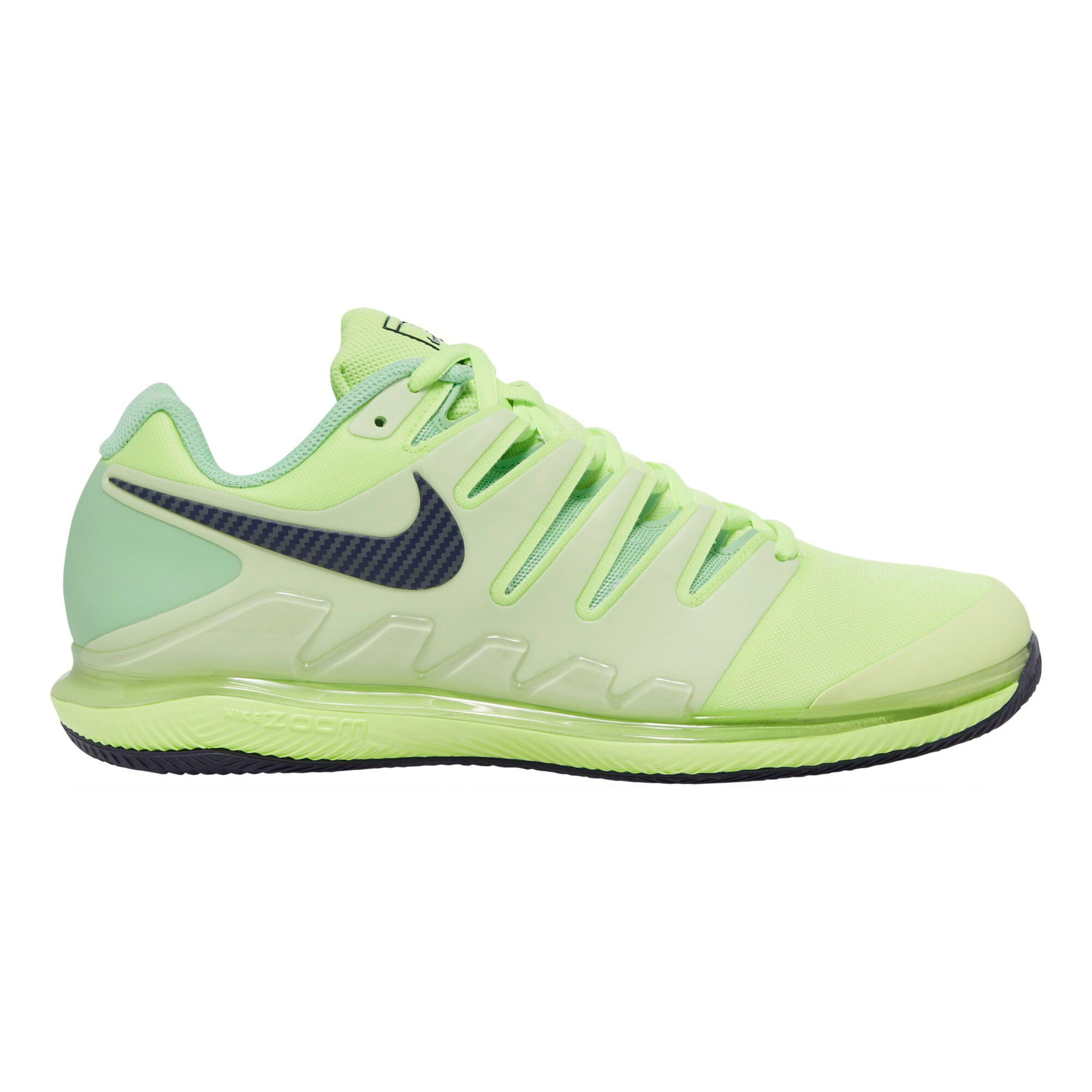buy Nike Air Zoom Vapor X Clay Court Shoe Men - Light Green, Dark Blue