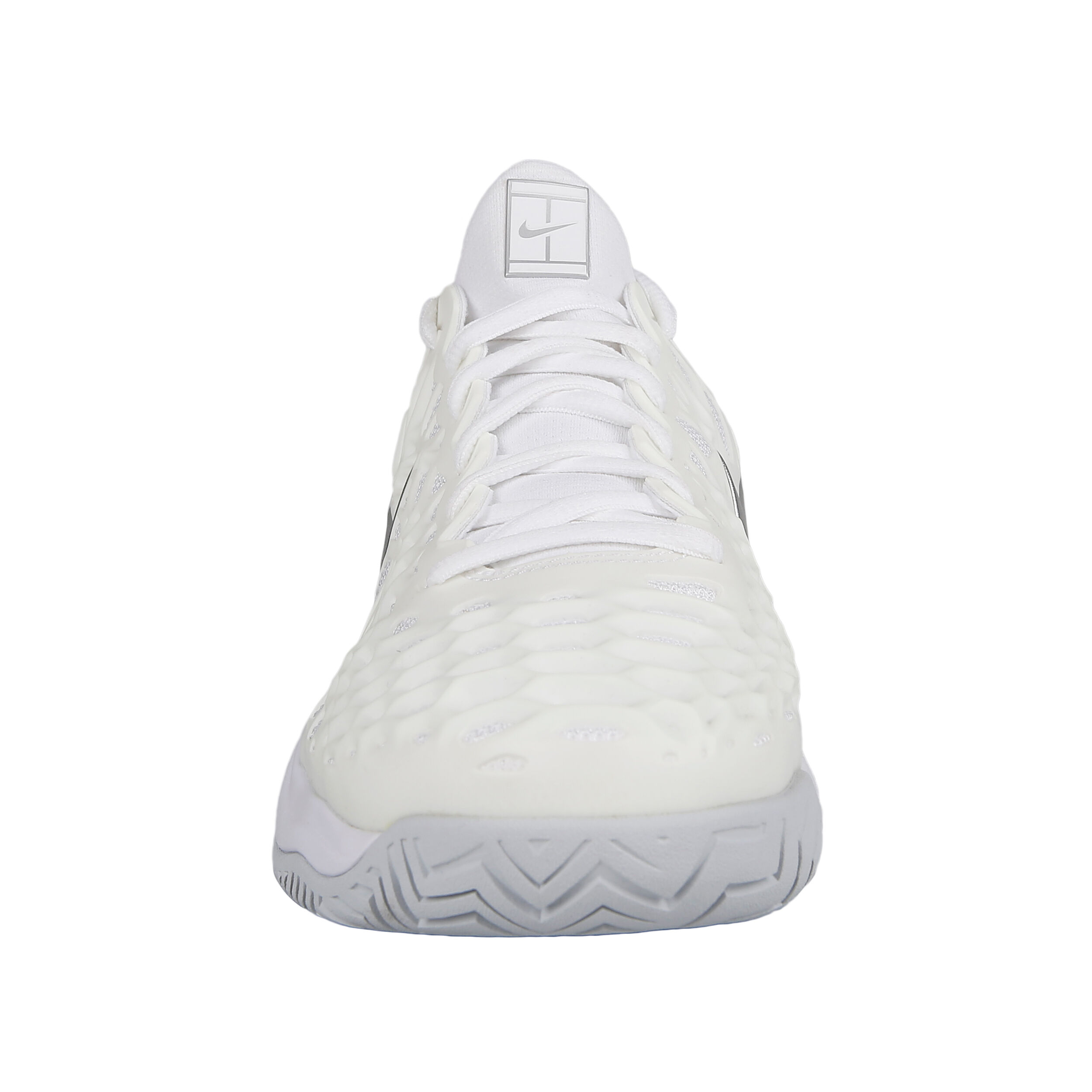 Zoom Cage 3 All Court Shoe Women White Silver