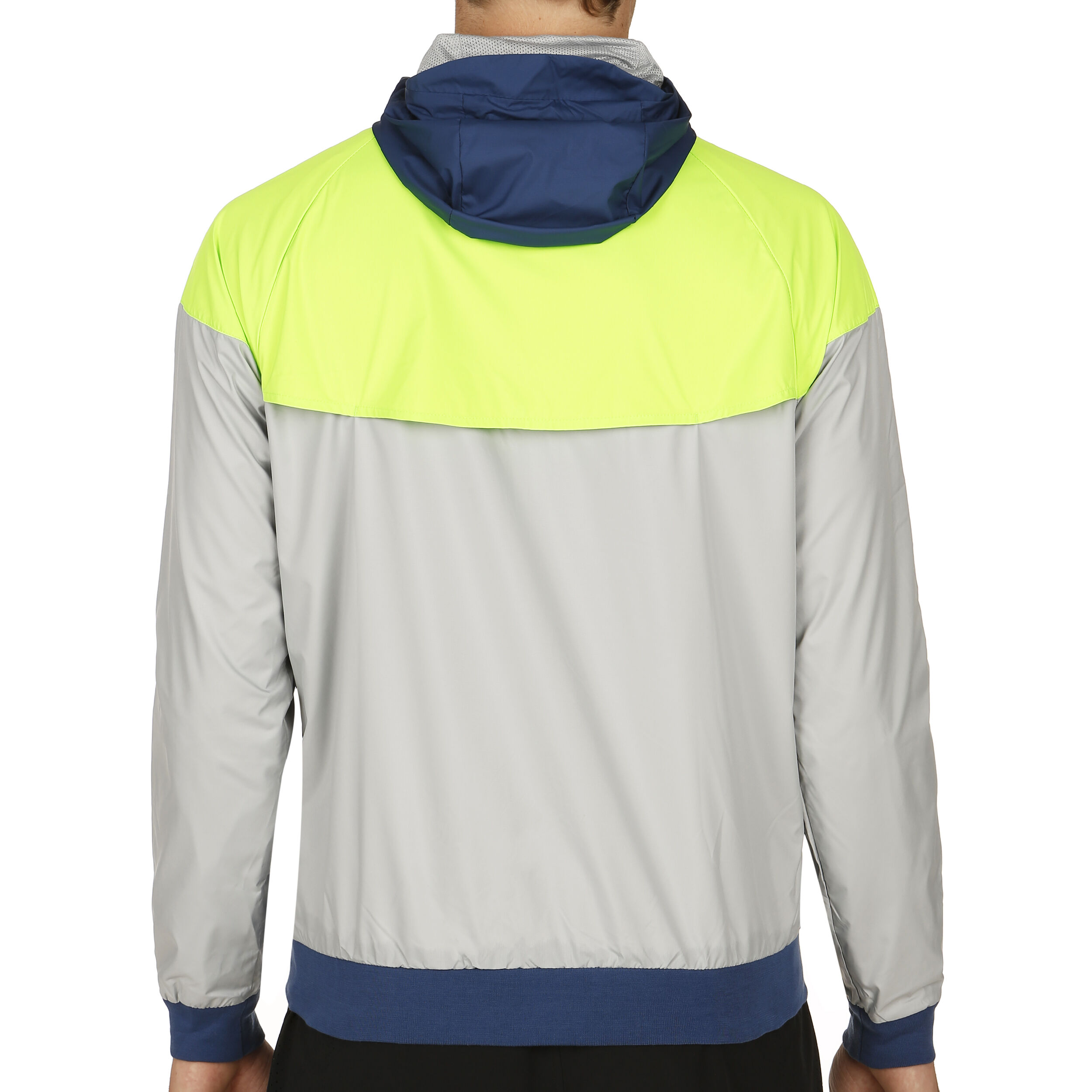 Sportswear Windrunner Training Jacket Men Blue Neon Green