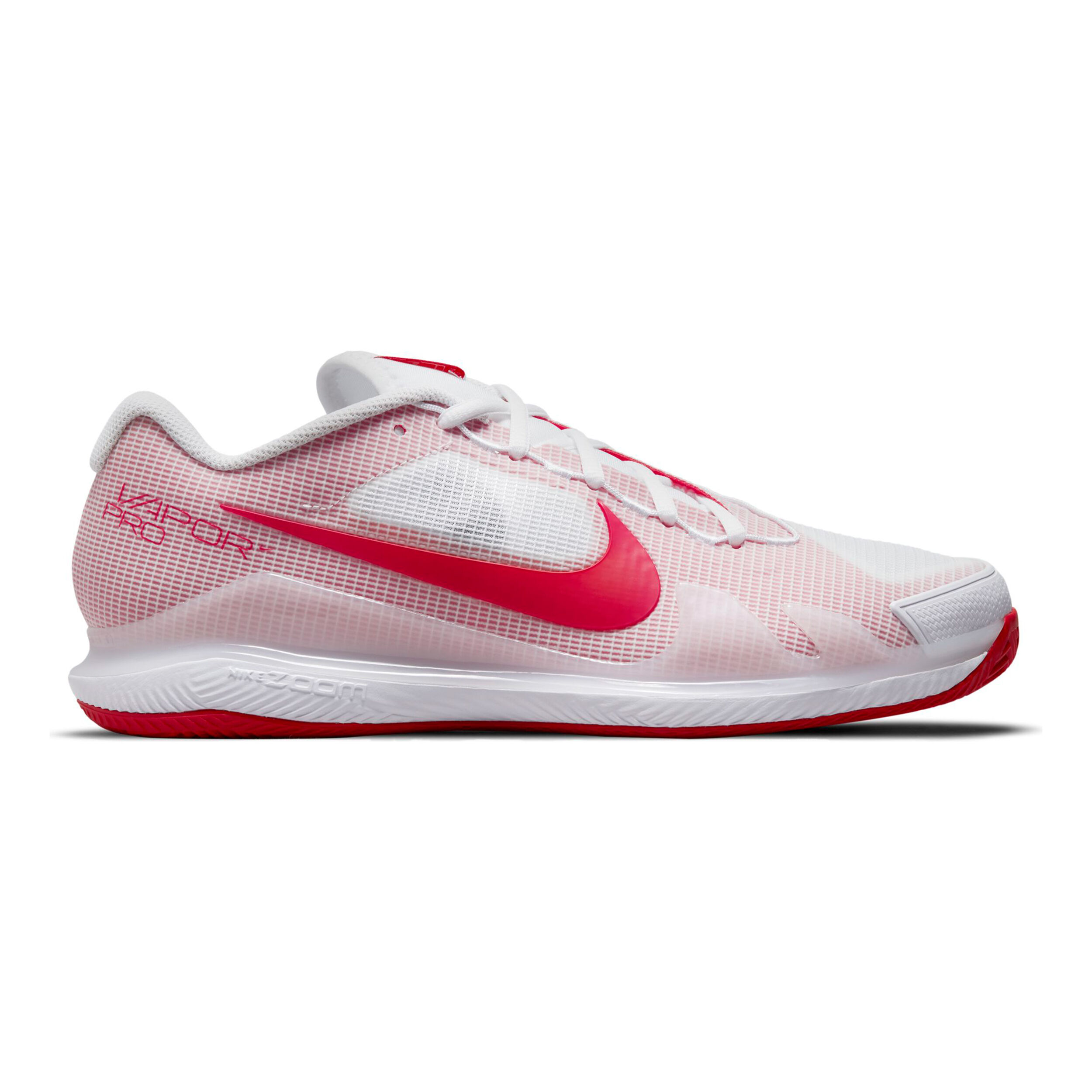 Air Zoom Vapor Pro Clay Court Shoe Men White Red