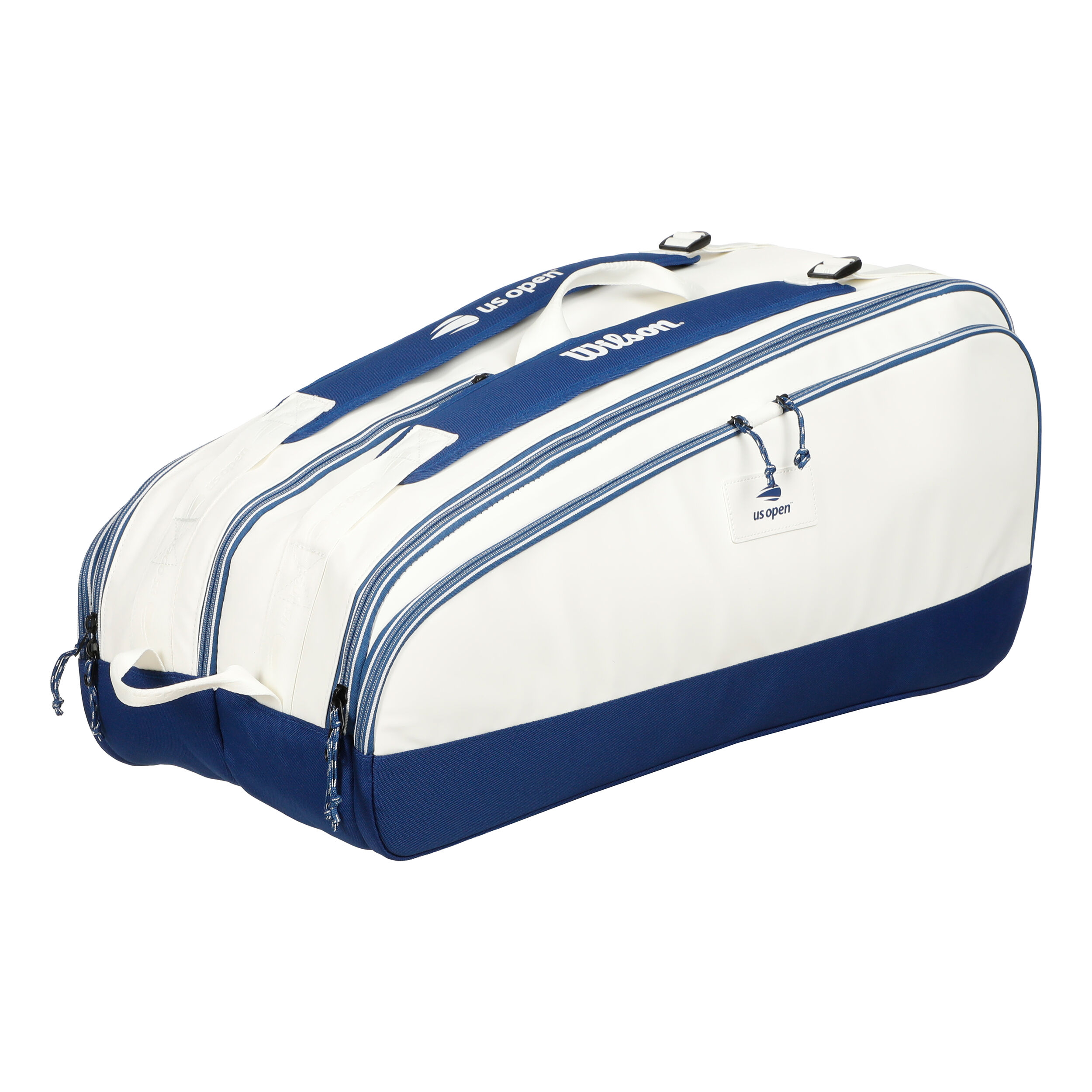 Buy Wilson Tour US Open 2023 Racket Bag 12 Pack Blue White online Tennis Point UK