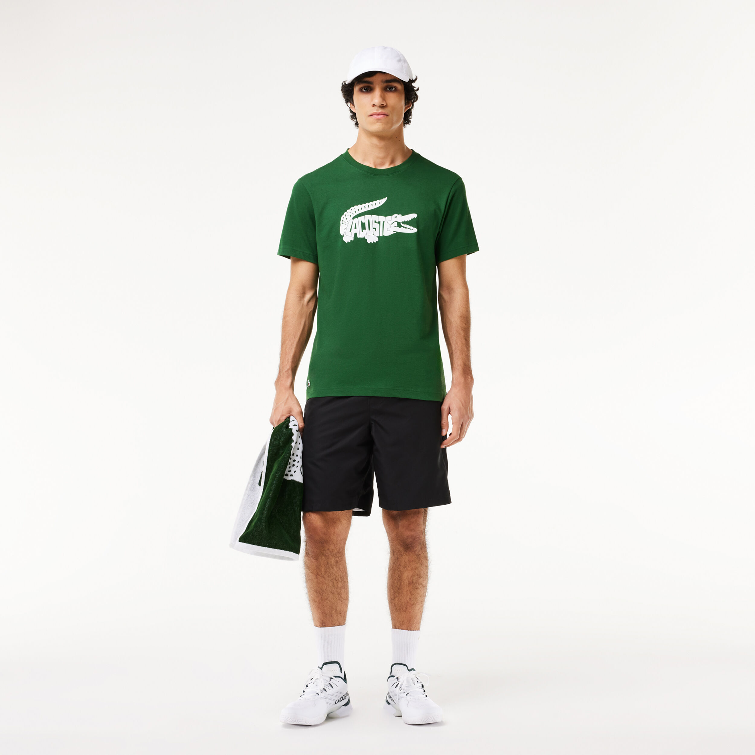 Lacoste shorts and t shirts best sale