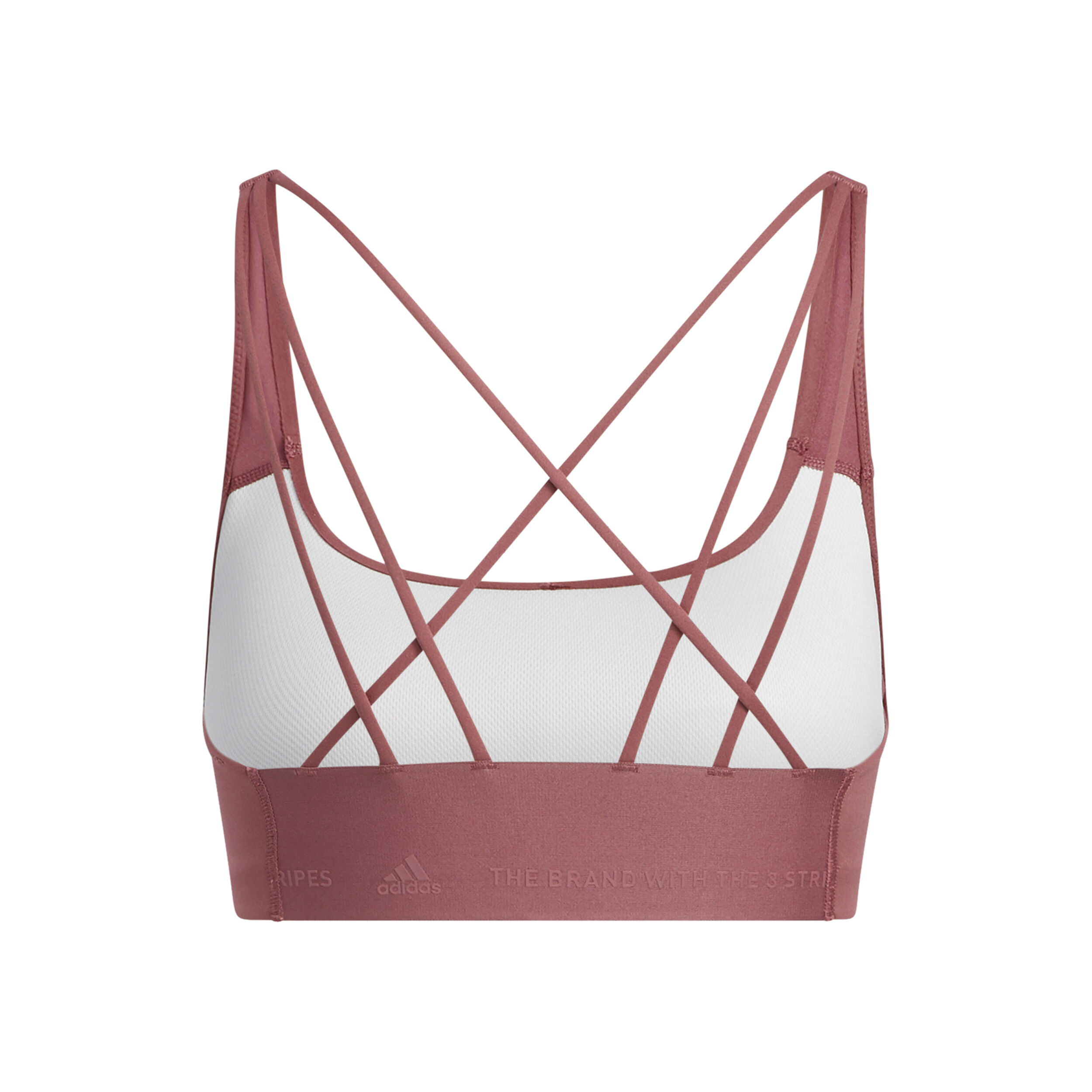 Buy adidas Velcro Studio Mid Stripes Sports Bras Women Red online Tennis Point UK
